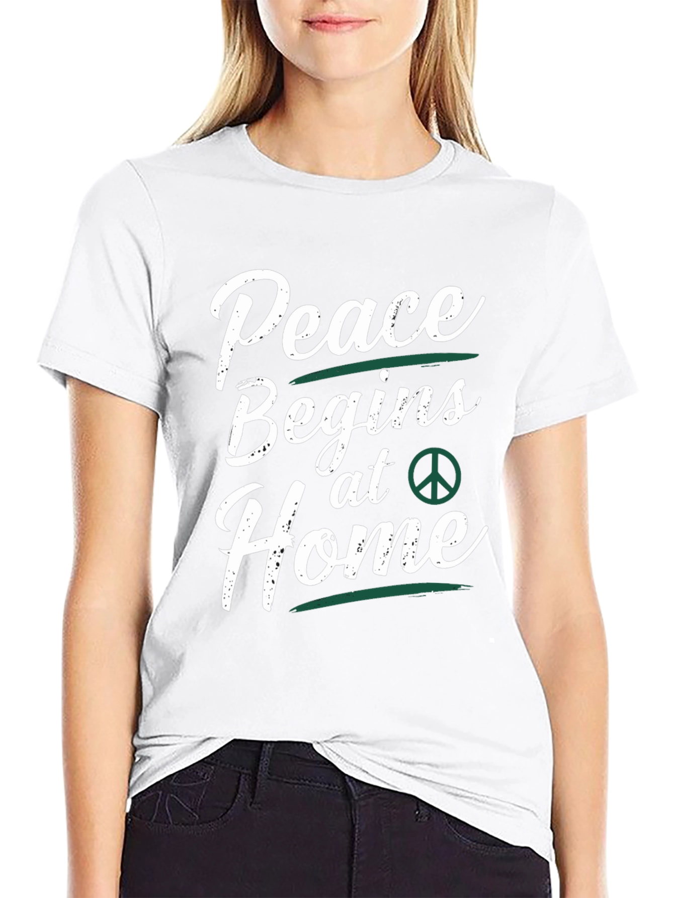 Peace Begins at Home Graphic Tee