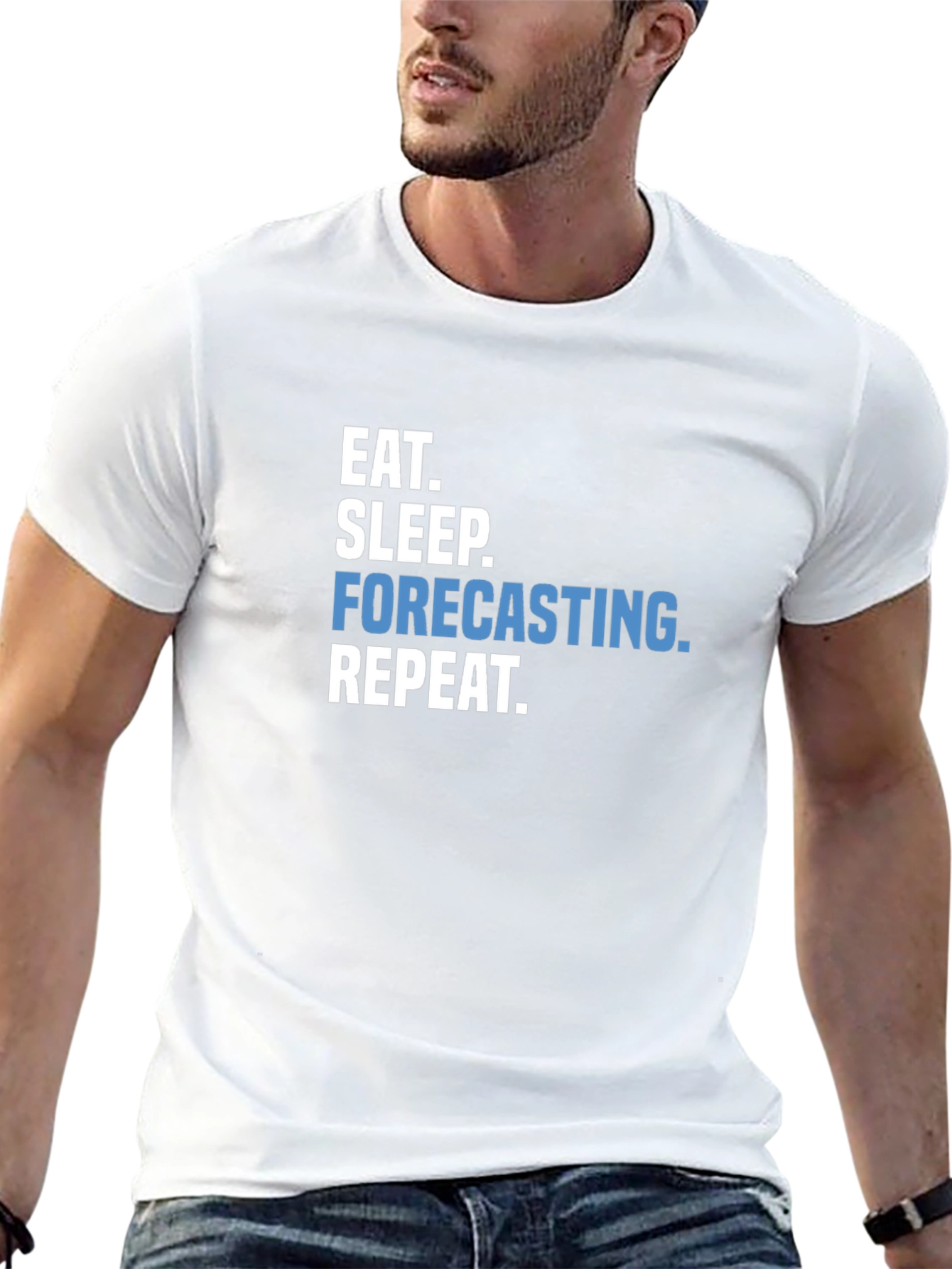 Eat Sleep Forecasting Repeat T-Shirt
