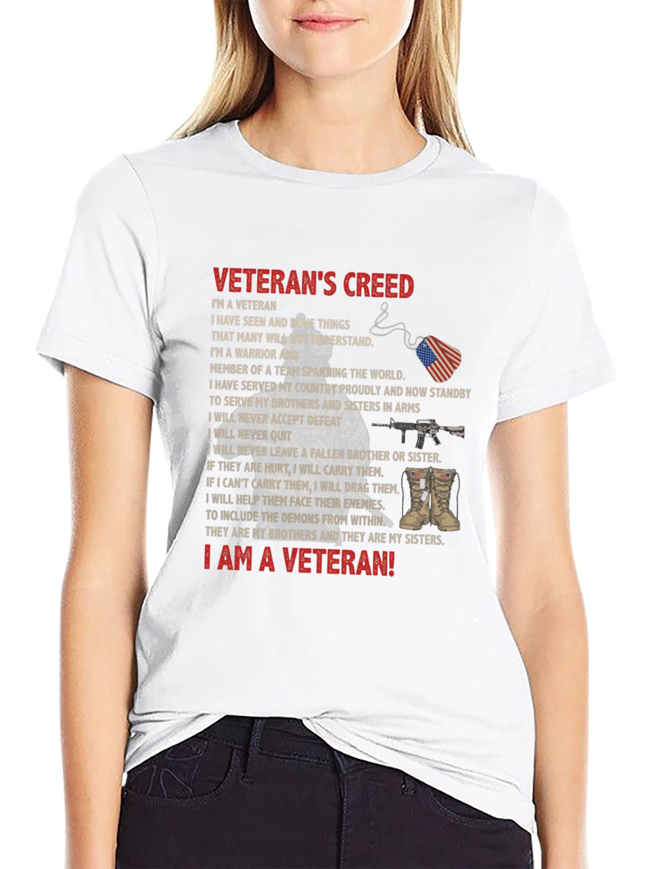 Veterans Creed Graphic T-Shirt
