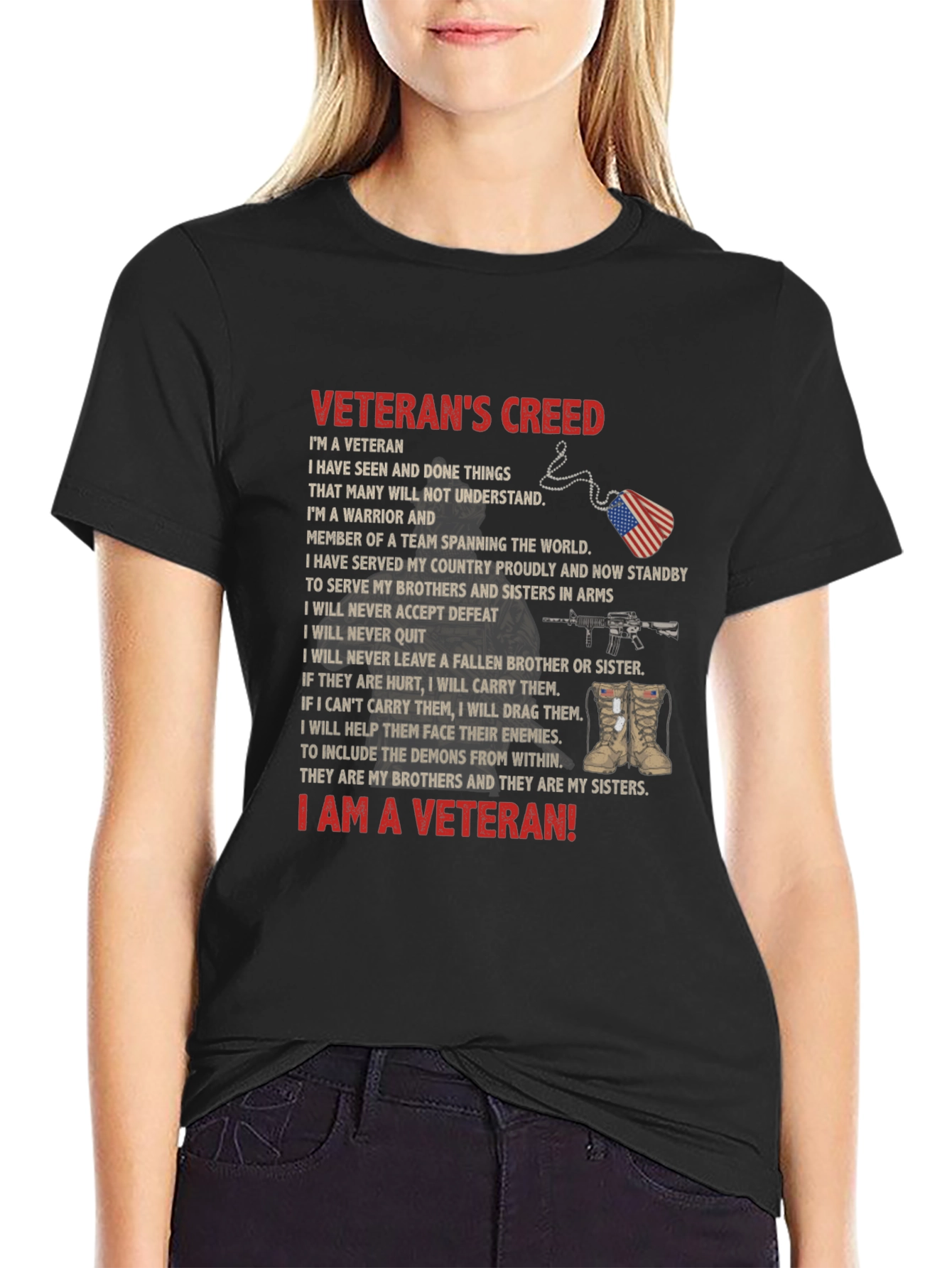 Veterans Creed Graphic T-Shirt
