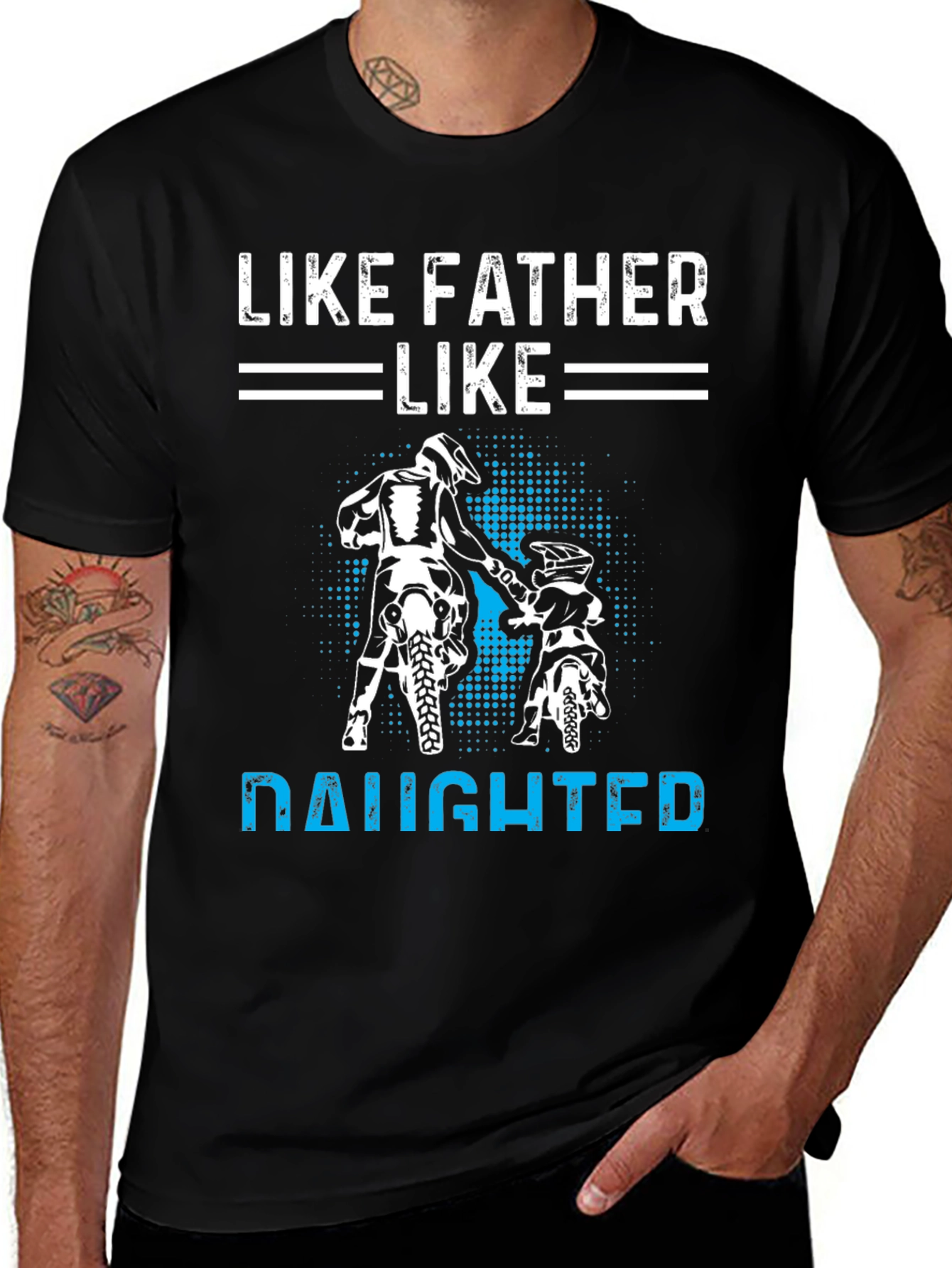 Like Father Like Daughter Motorcross T-Shirt