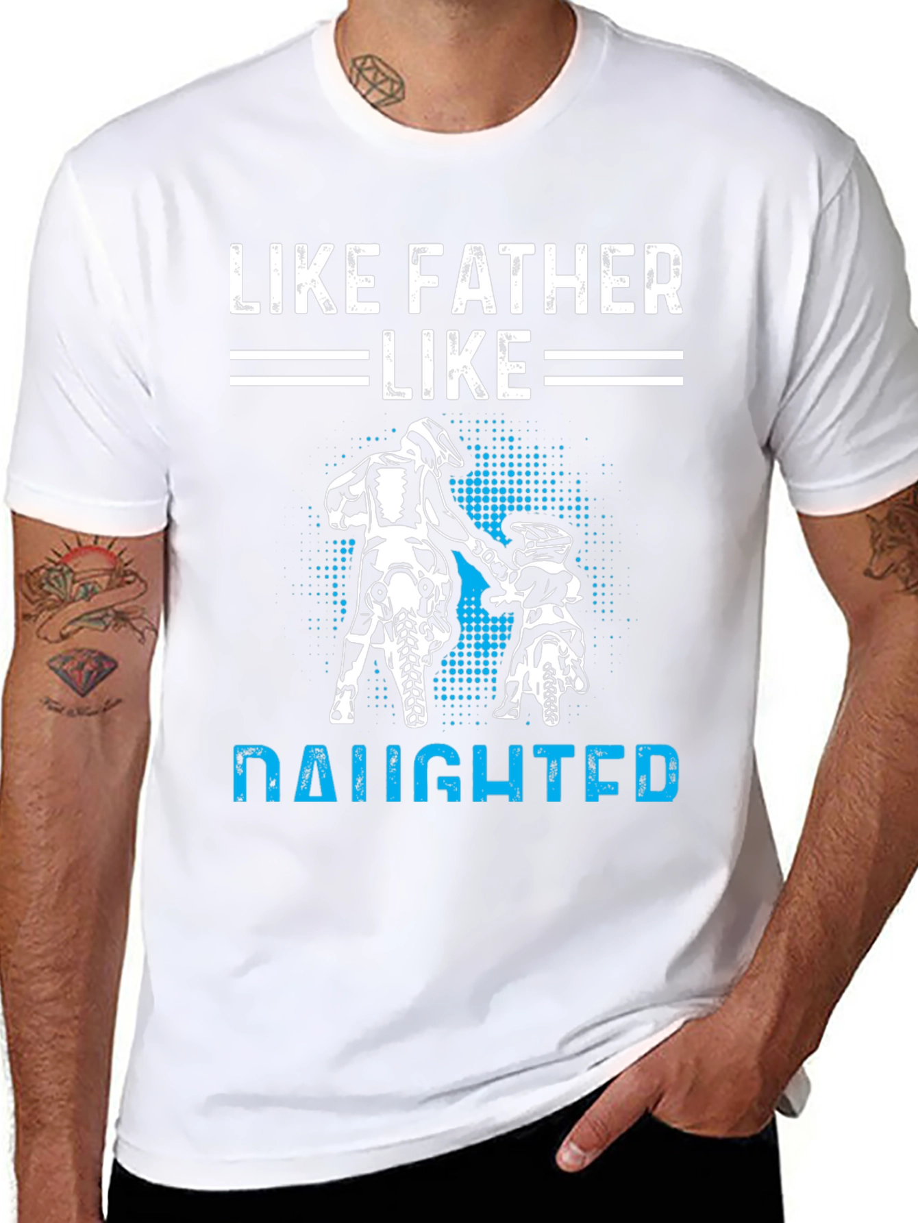 Like Father Like Daughter Motorcross T-Shirt