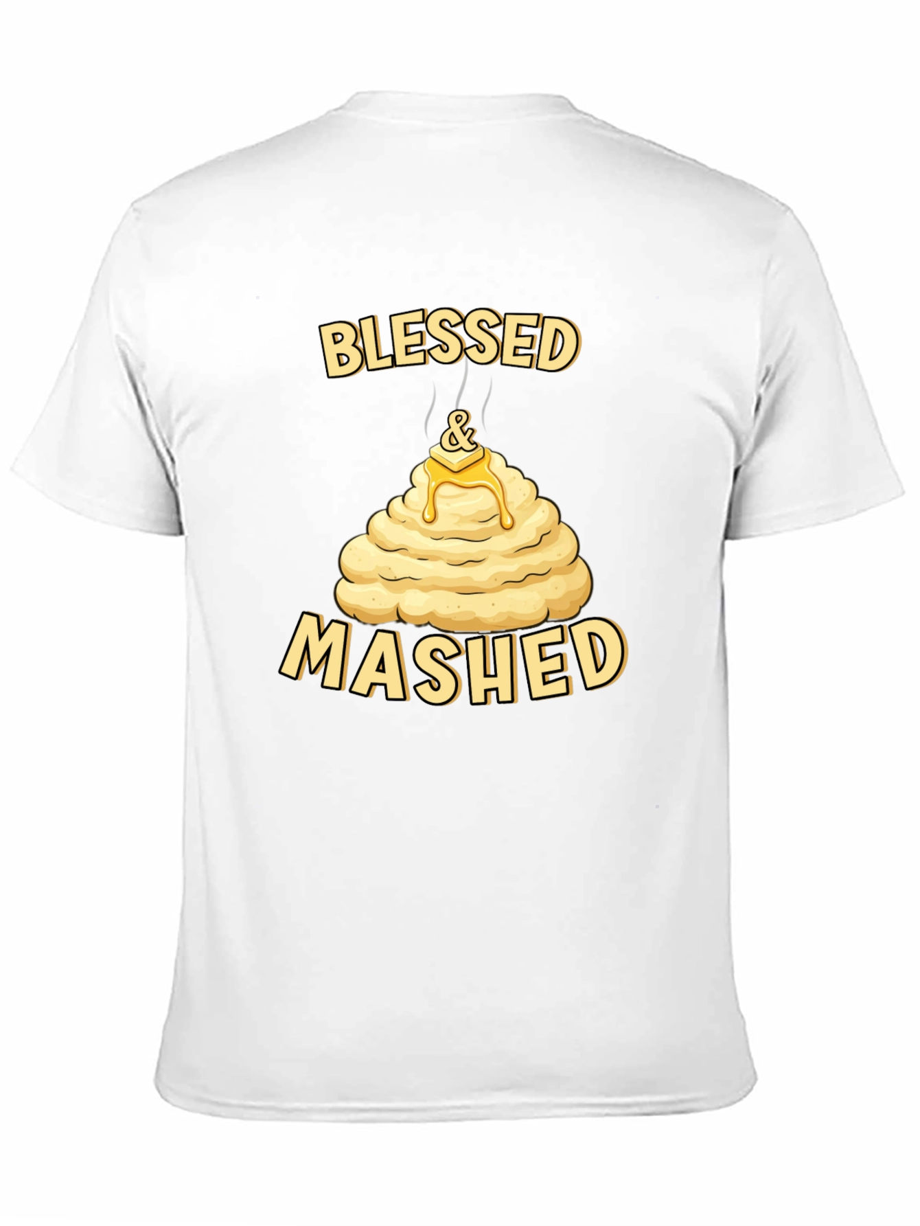 Blessed and Mashed T-Shirt Funny Thanksgiving Tee