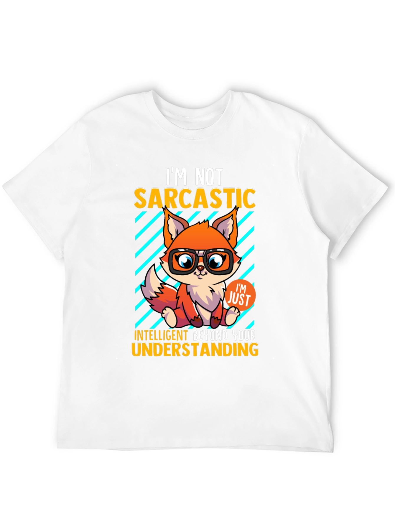 Sarcastic Fox Graphic Tee - Intelligent Humor