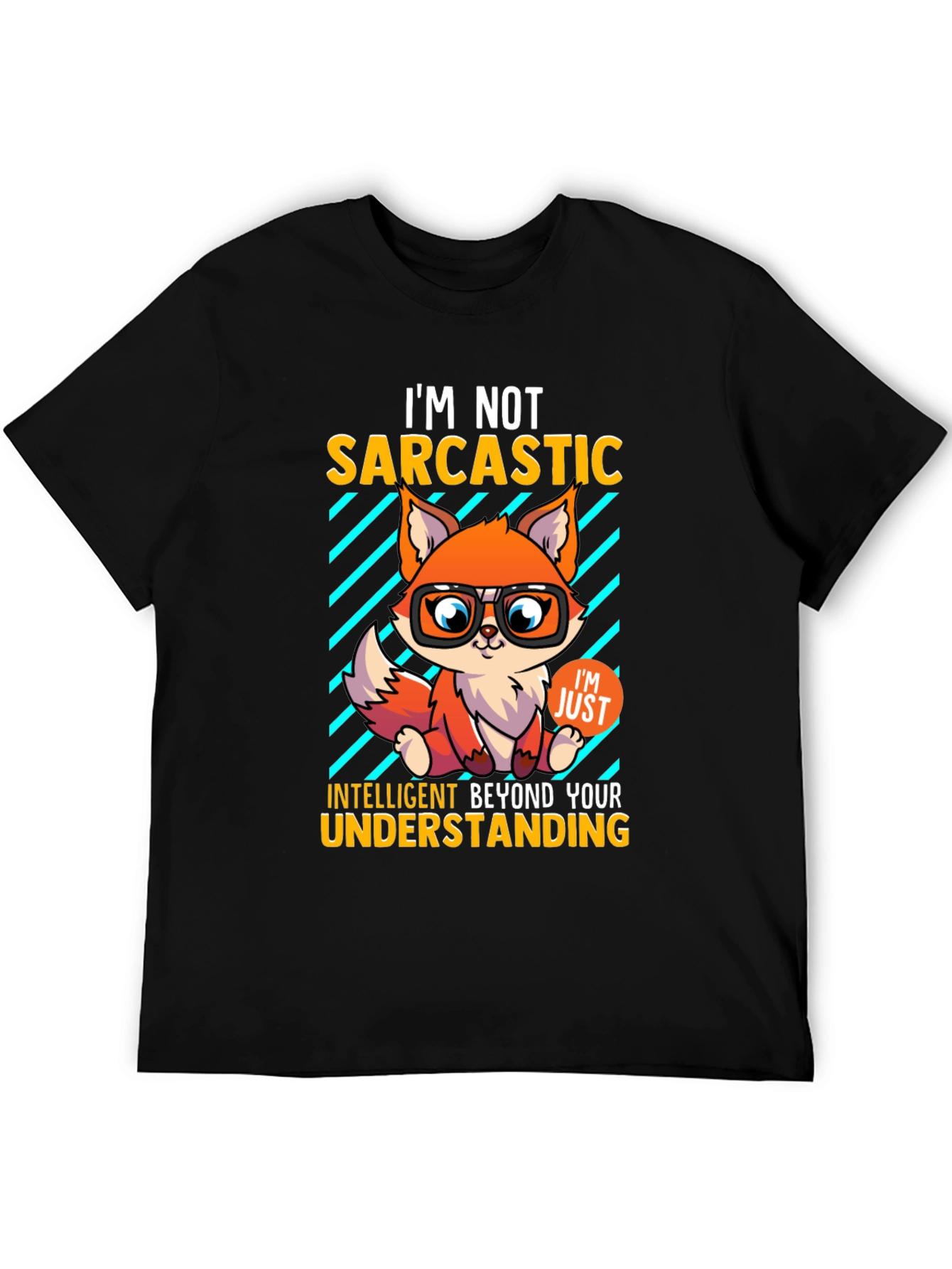 Sarcastic Fox Graphic Tee - Intelligent Humor