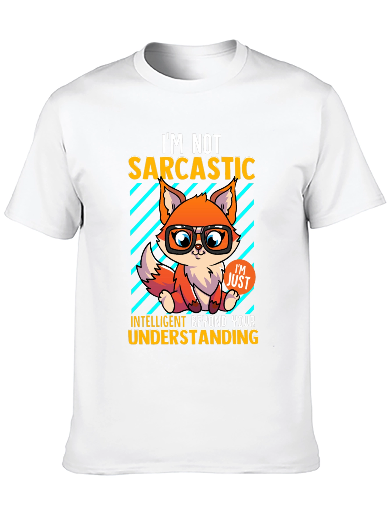 Sarcastic Fox Graphic Tee - Intelligent Humor