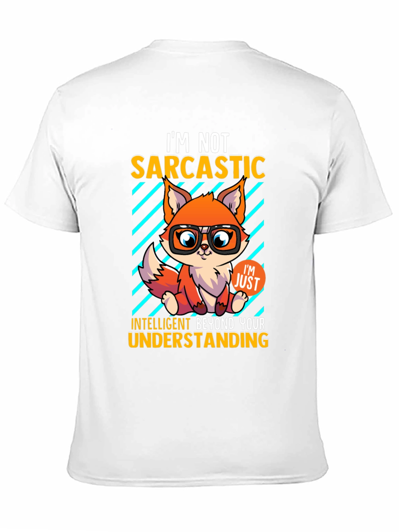 Sarcastic Fox Graphic Tee - Intelligent Humor
