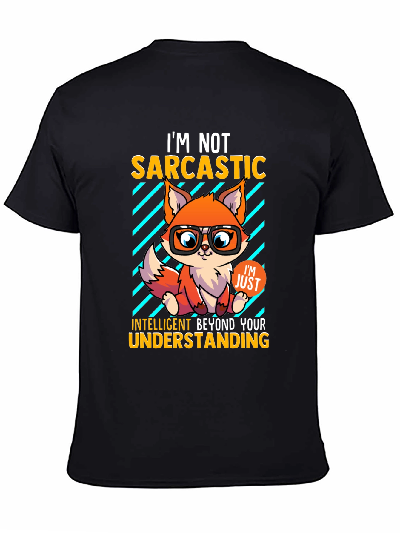 Sarcastic Fox Graphic Tee - Intelligent Humor