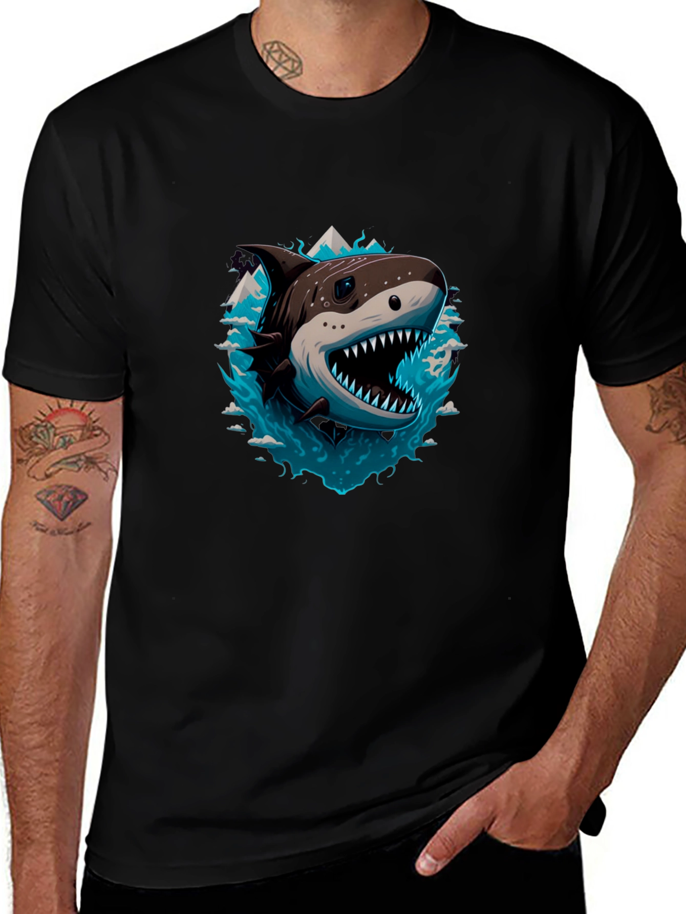 Shark T-Shirt - Fierce Graphic Tee