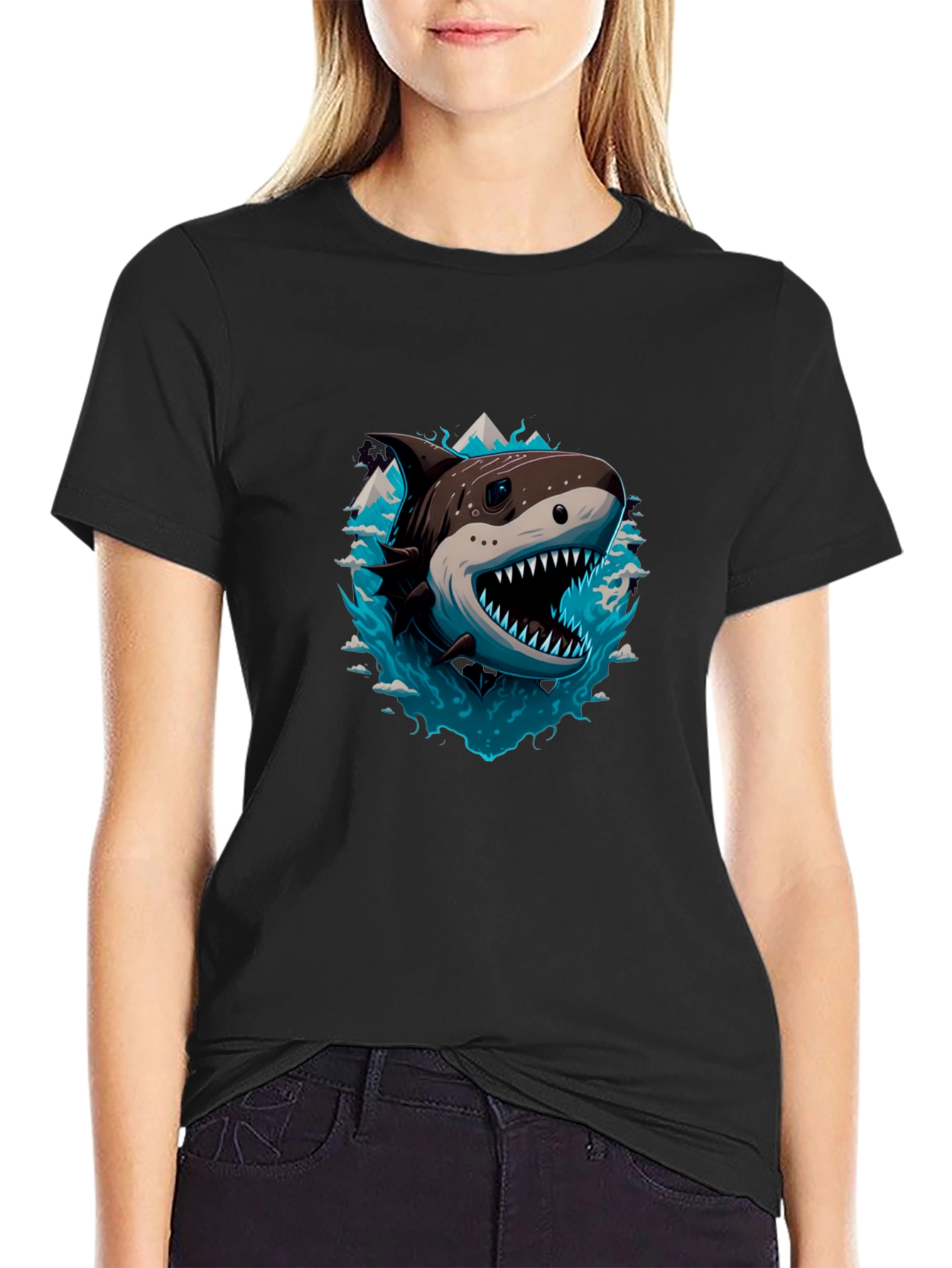 Shark T-Shirt - Fierce Graphic Tee