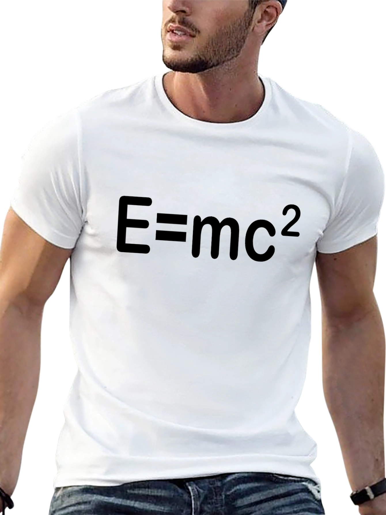 E=mc2 Graphic Tee - Black Unisex T-Shirt