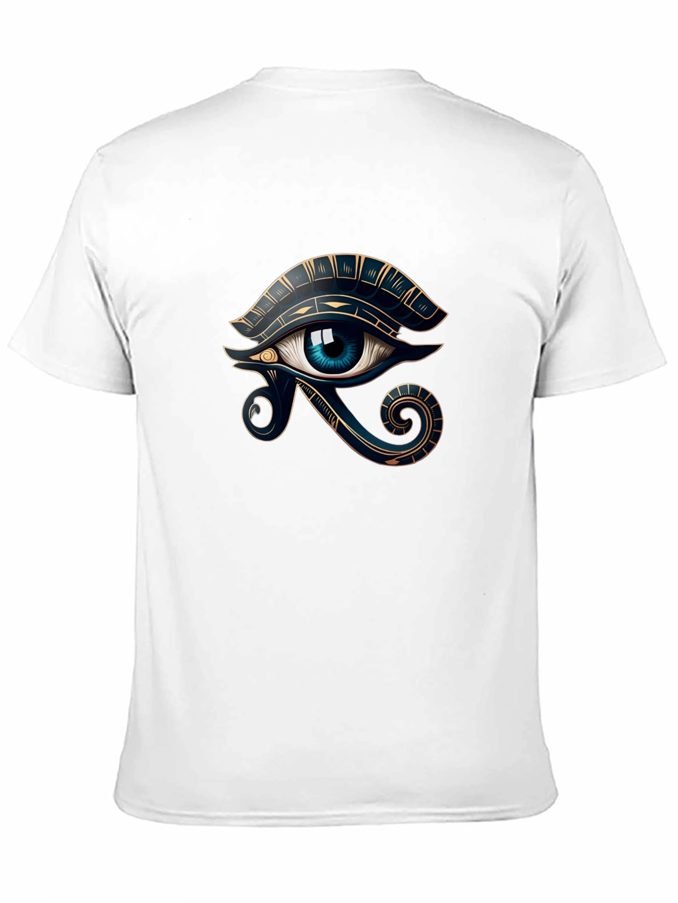 Eye of Horus Black Tee - Egyptian Symbol