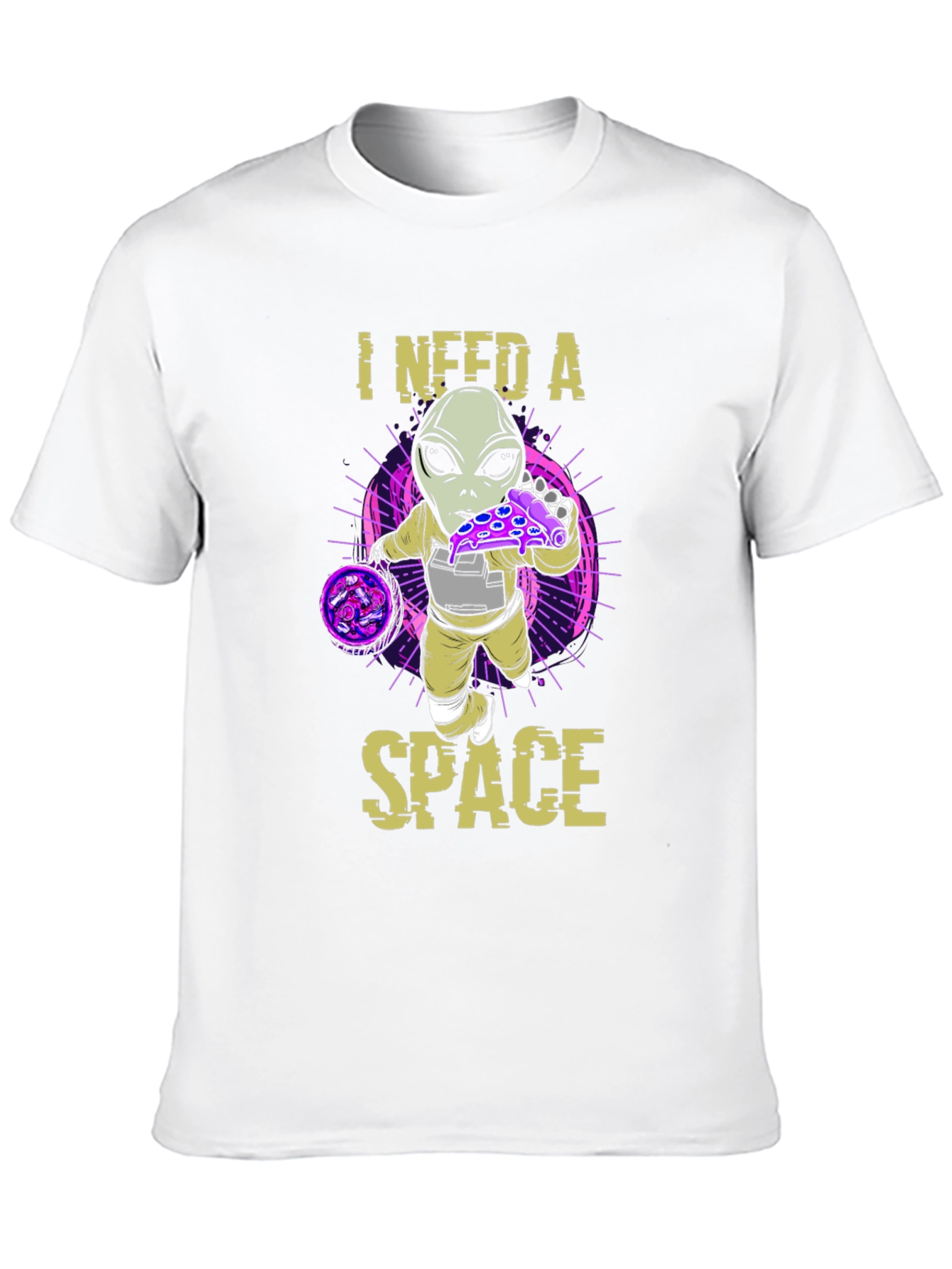 I Need A Space Alien Pizza T-Shirt