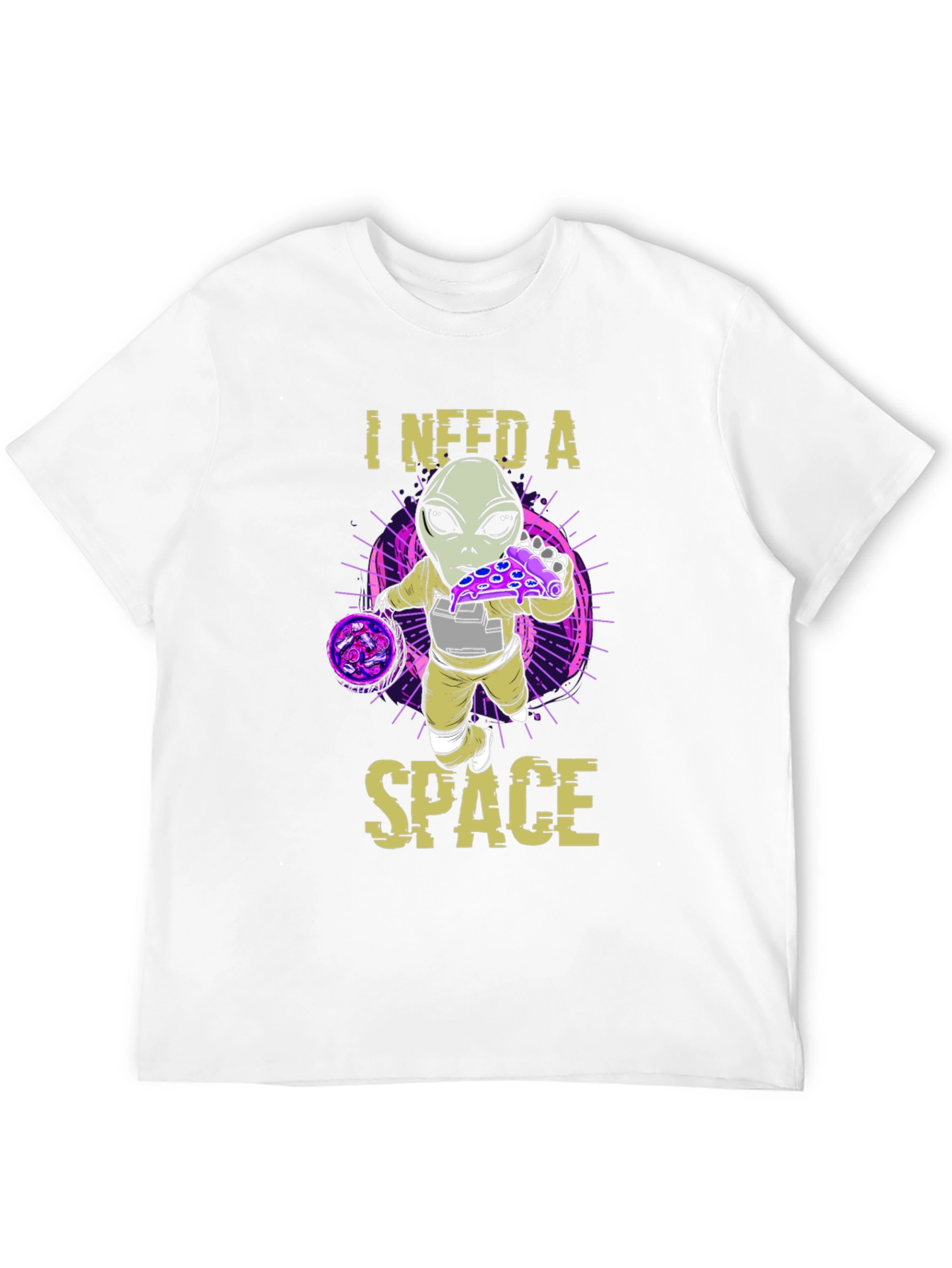 I Need A Space Alien Pizza T-Shirt