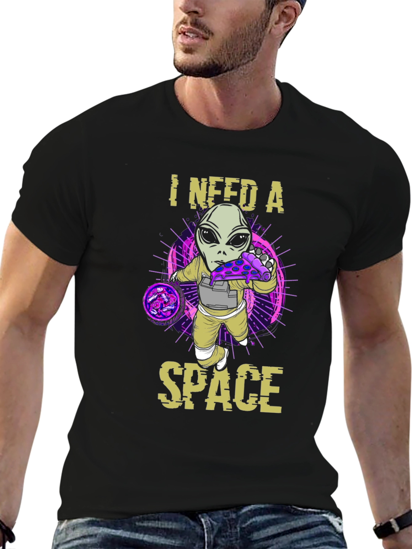 I Need A Space Alien Pizza T-Shirt