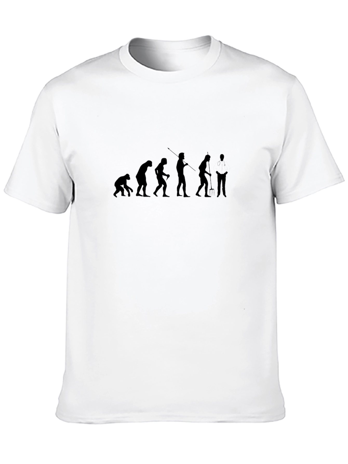 Evolution of Man Gardener Black T-Shirt