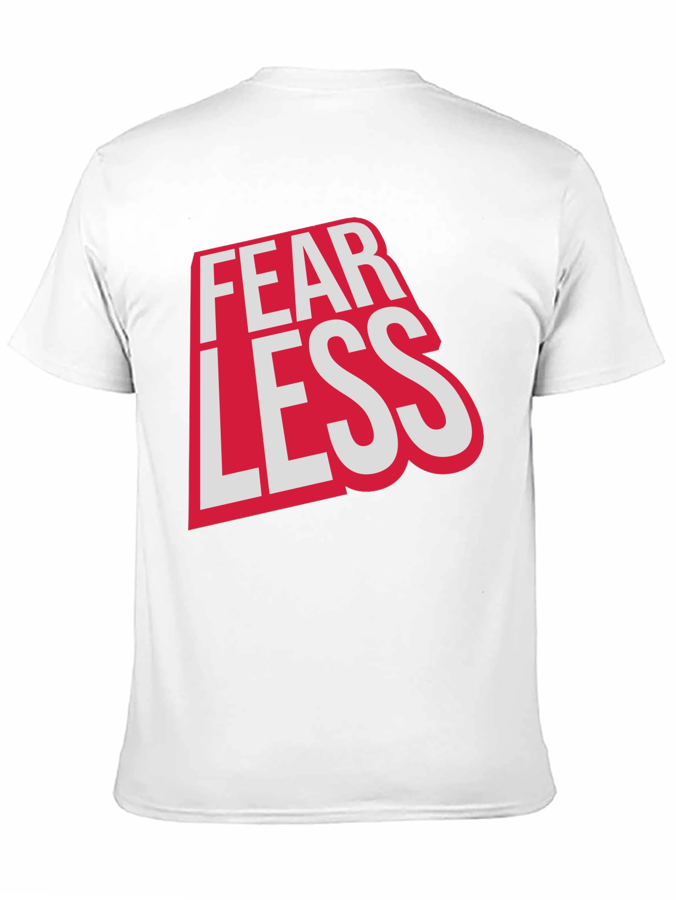 Fearless Graphic Print Crew Neck Tee