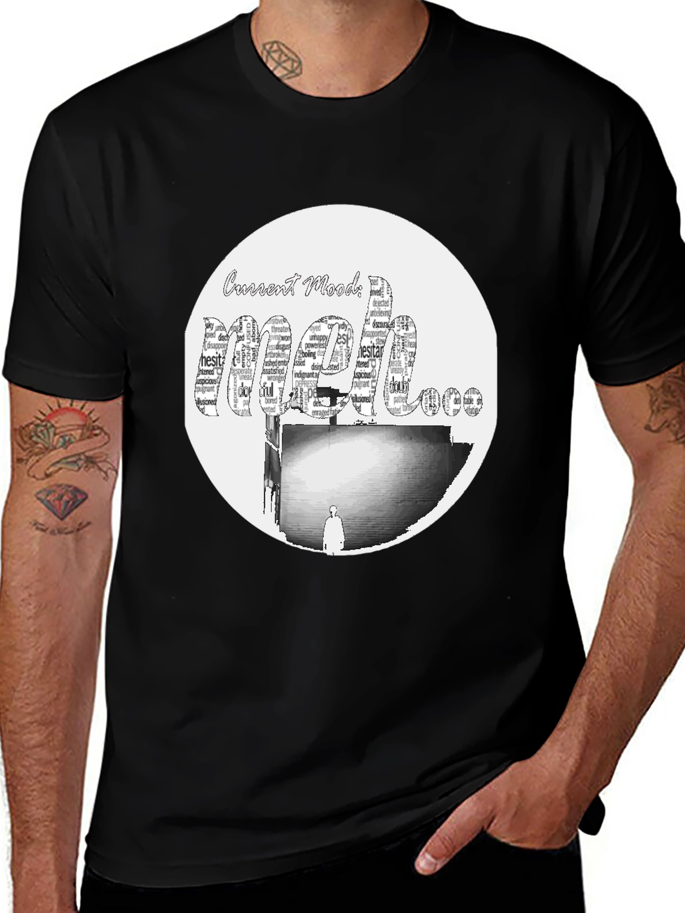 Meh Mood T-Shirt - Express Yourself!