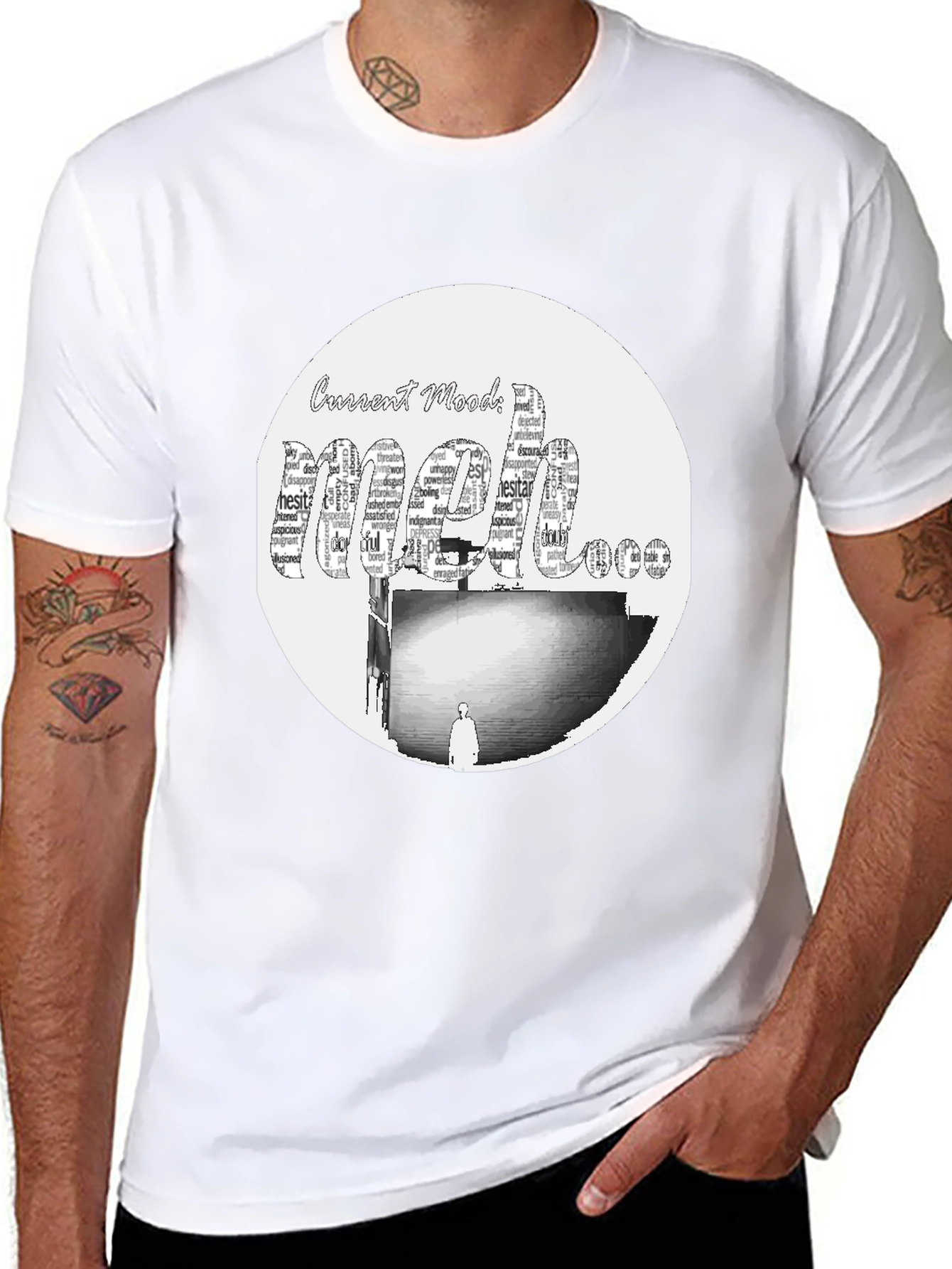 Meh Mood T-Shirt - Express Yourself!