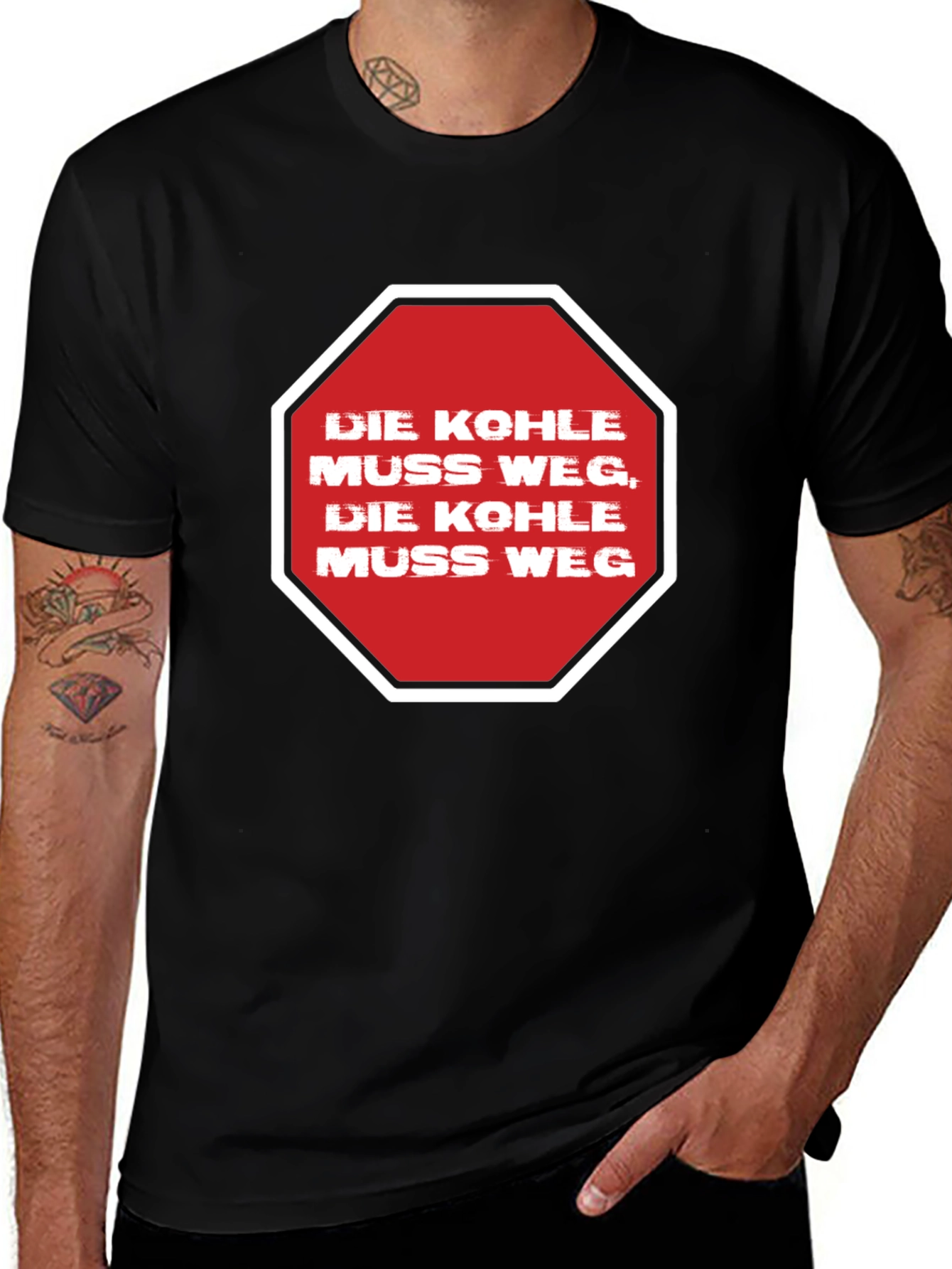 Die Kohle Muss Weg T-Shirt - Statement Tee