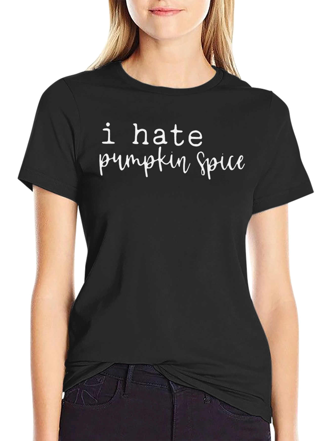 I Hate Pumpkin Spice T-Shirt - Funny Fall Apparel