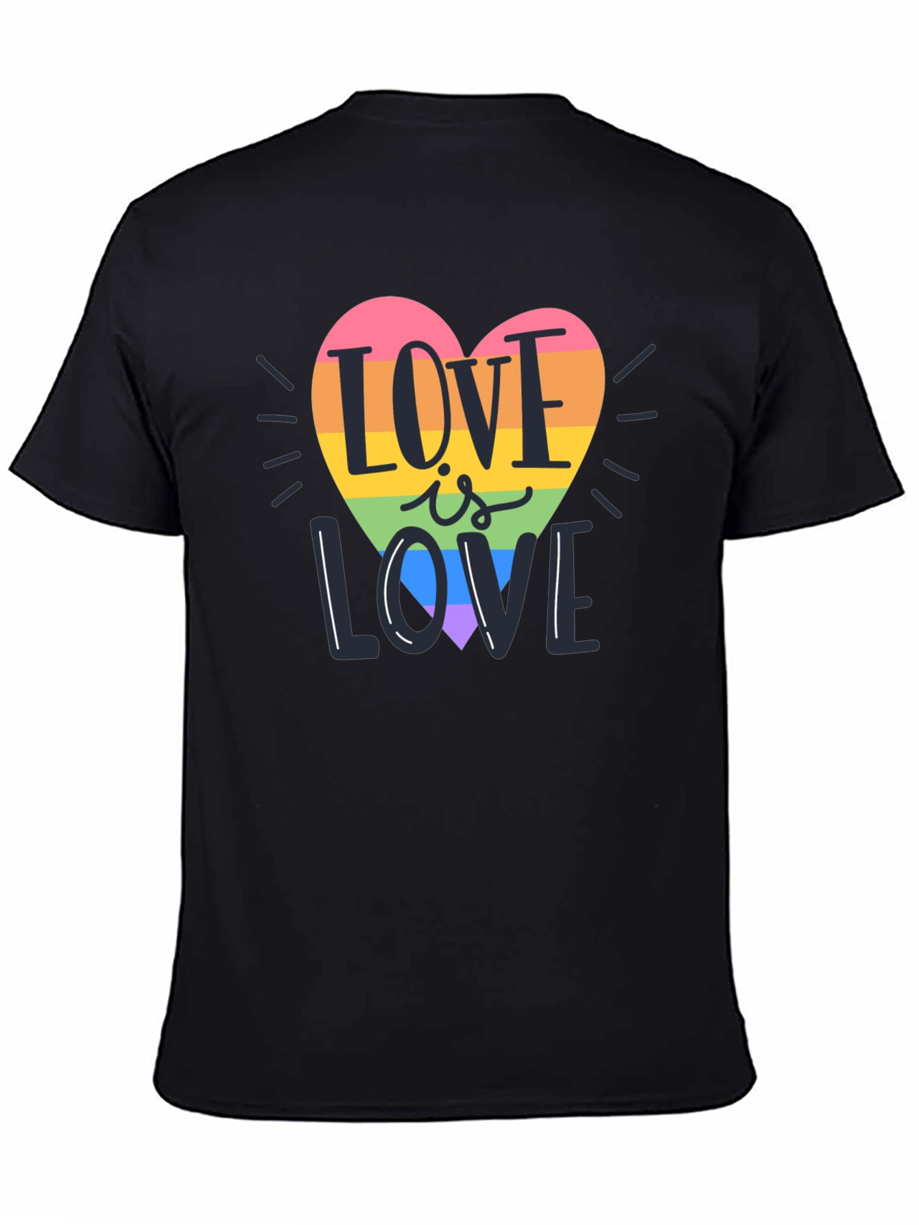 Love is Love Rainbow Heart T-Shirt