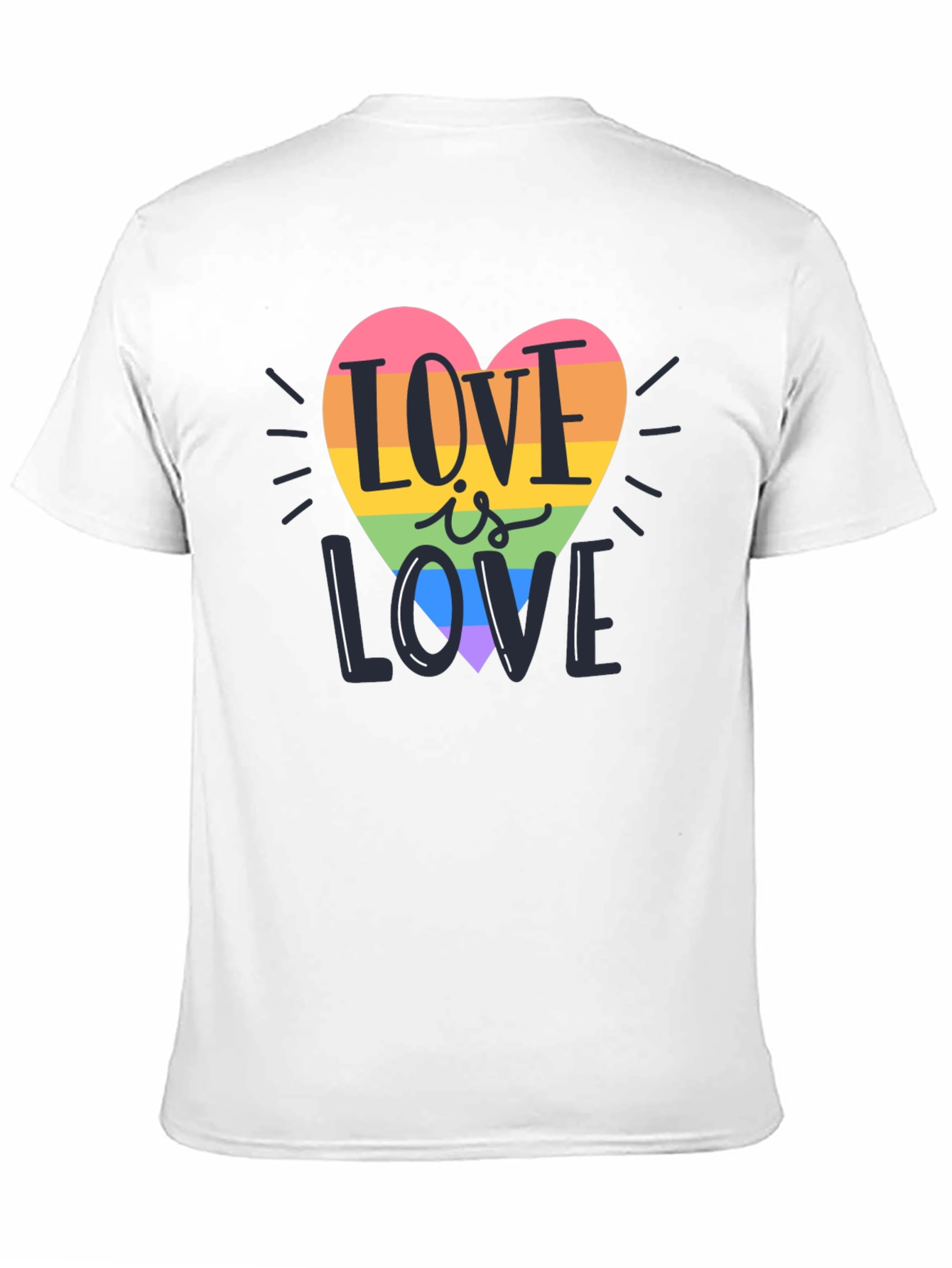 Love is Love Rainbow Heart T-Shirt