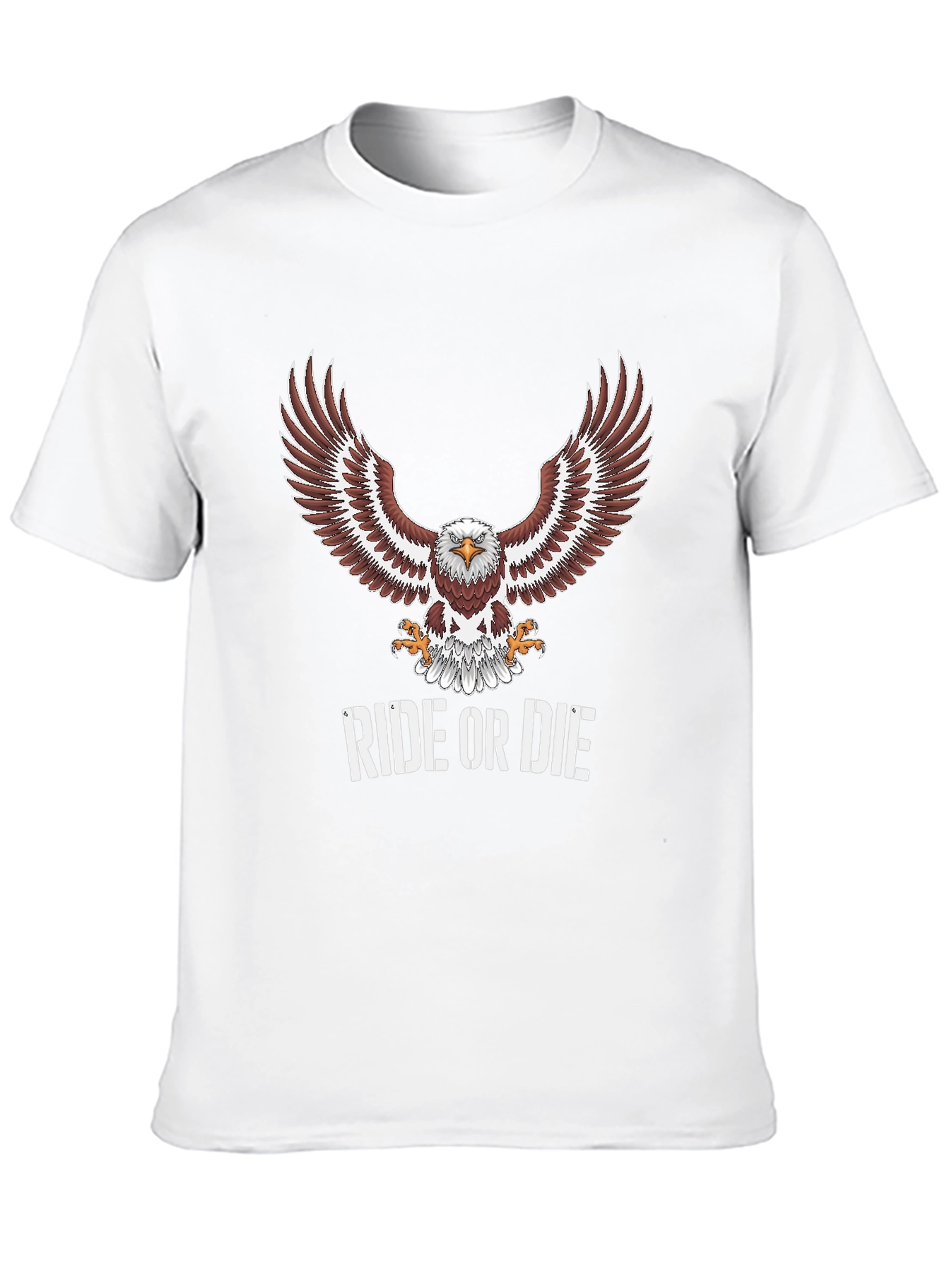 Ride or Die Eagle Graphic T-Shirt - Mens