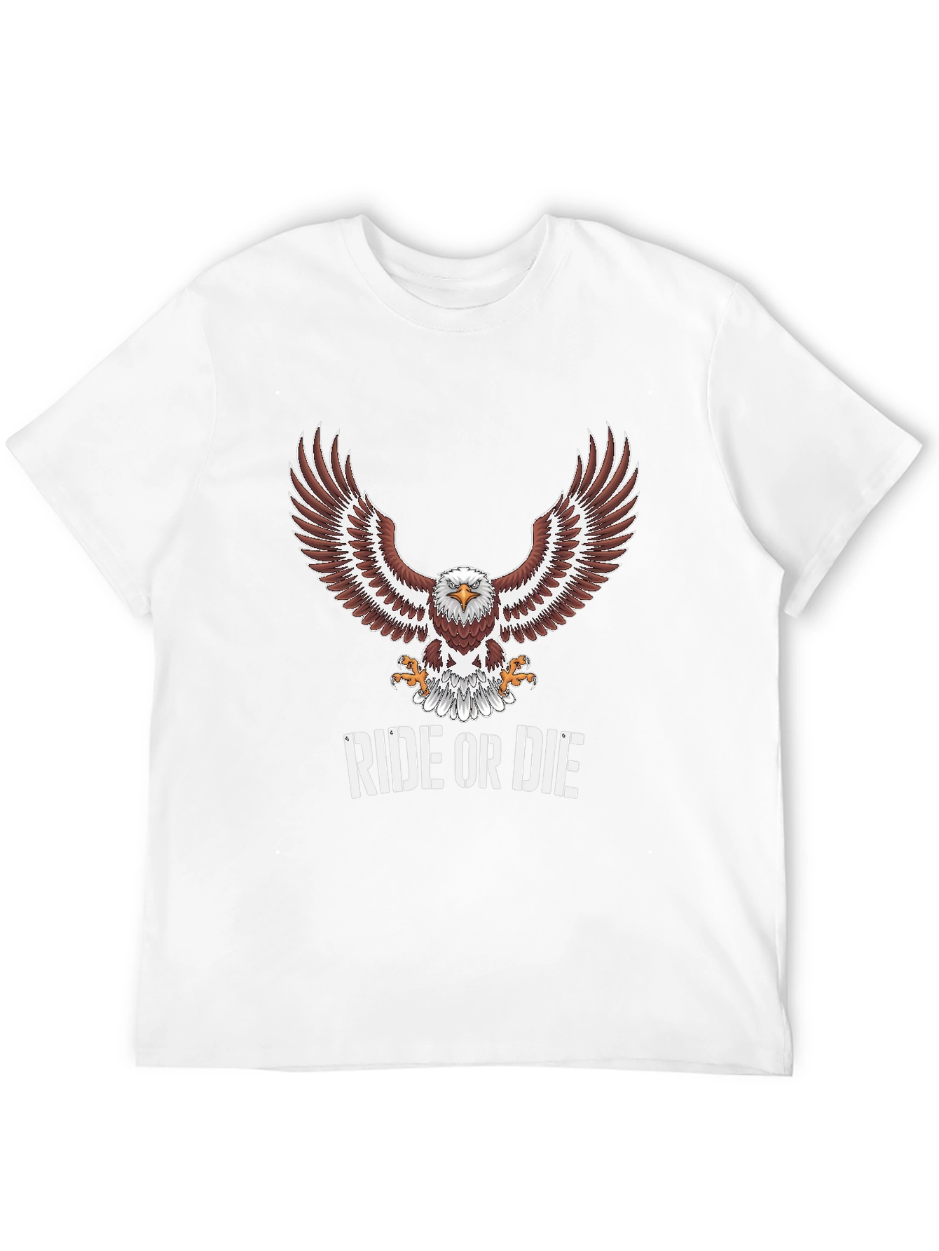 Ride or Die Eagle Graphic T-Shirt - Mens