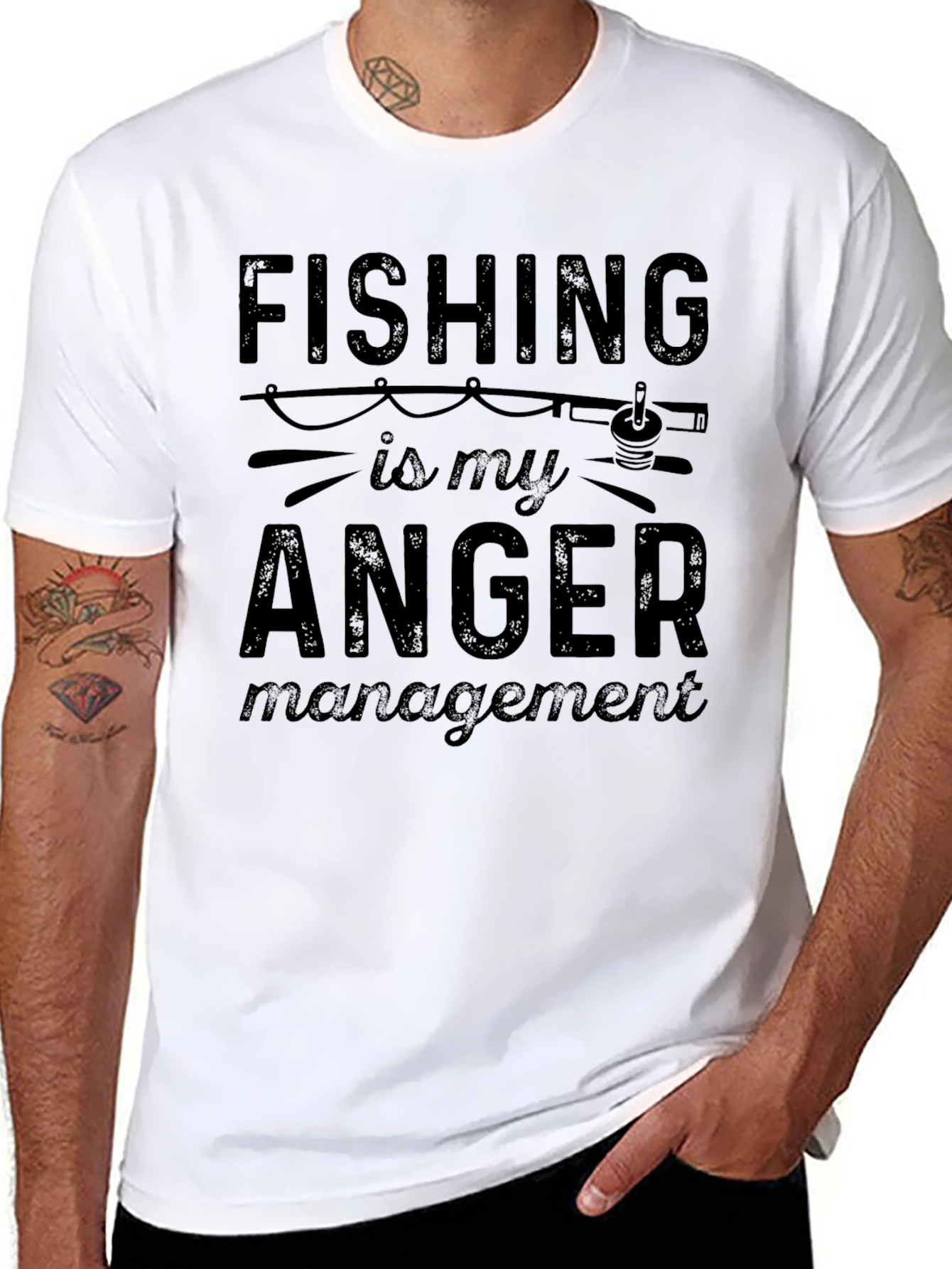 Fishing is My Anger Management T-Shirt