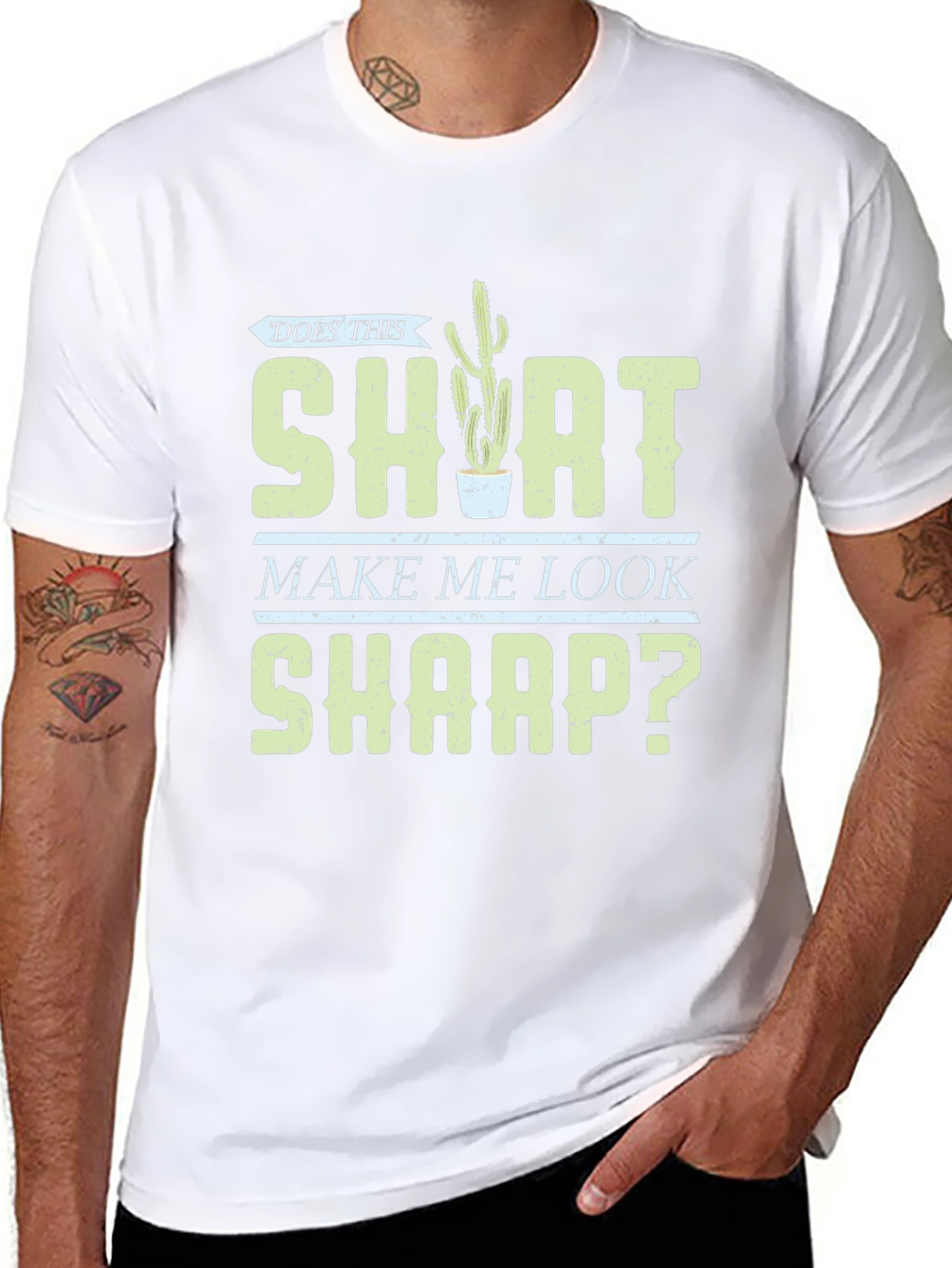 Does This Shirt Make Me Look Sharp? Graphic Tee