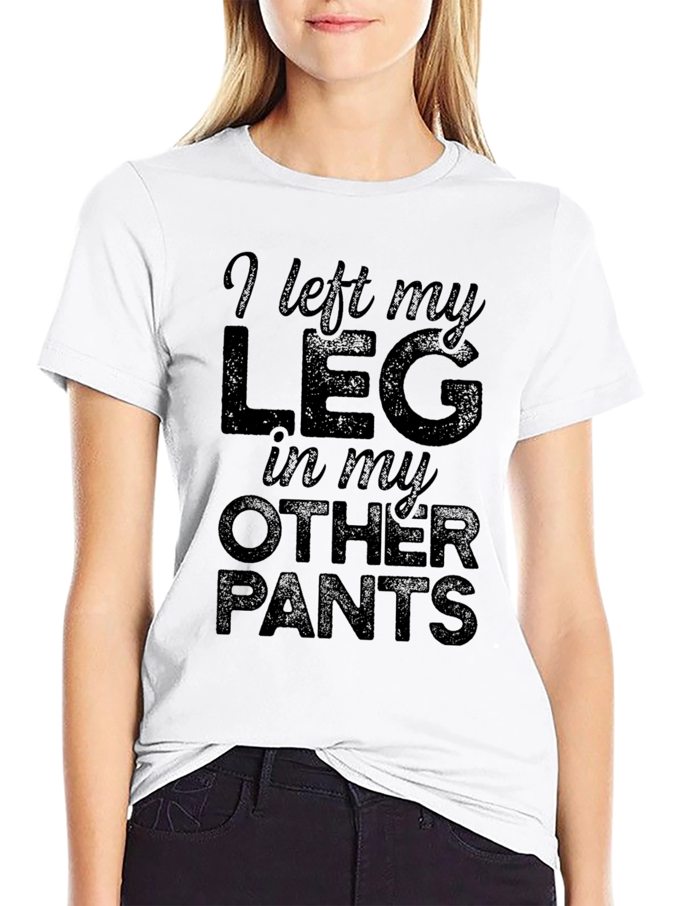 Funny Leg in Other Pants T-Shirt