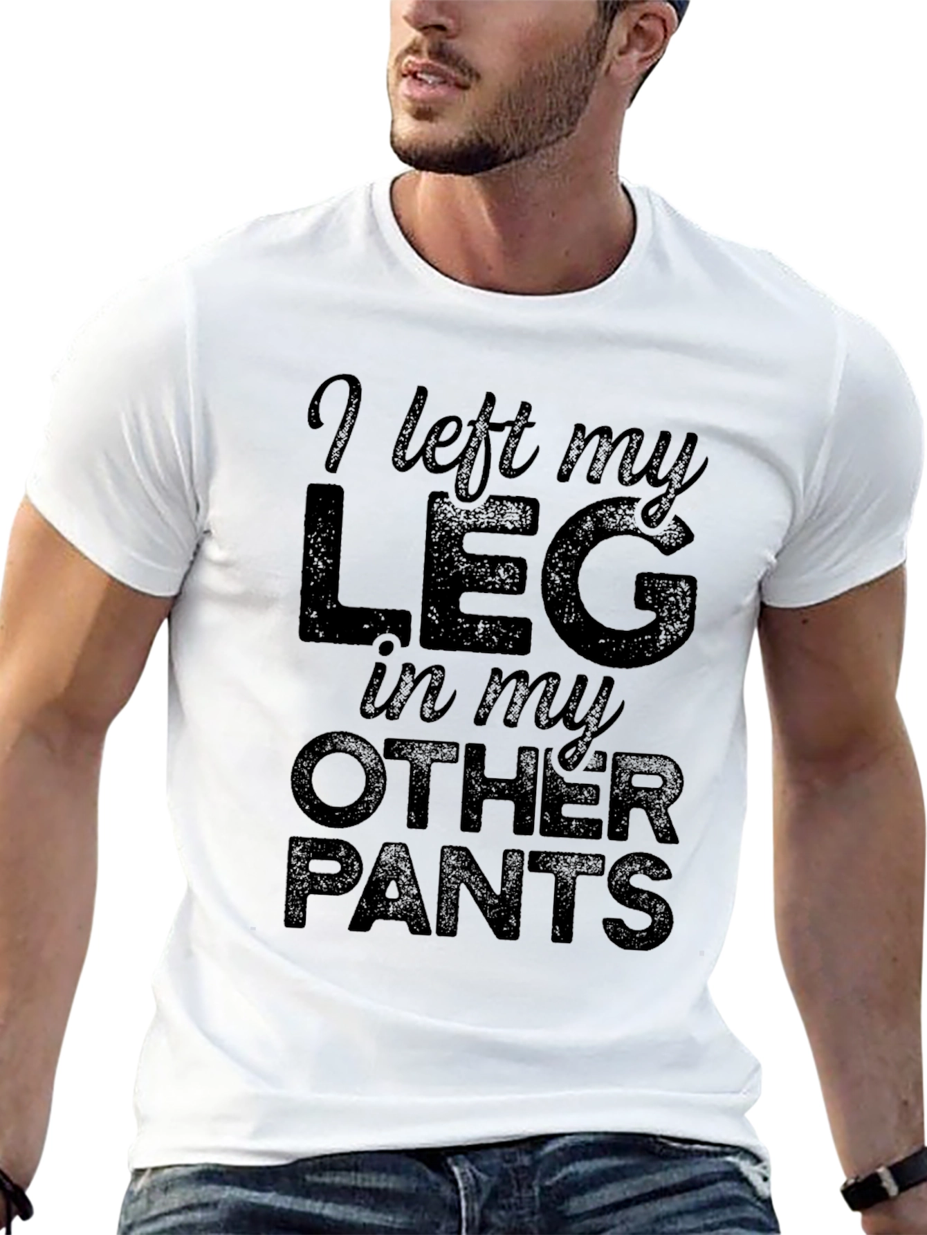 Funny Leg in Other Pants T-Shirt