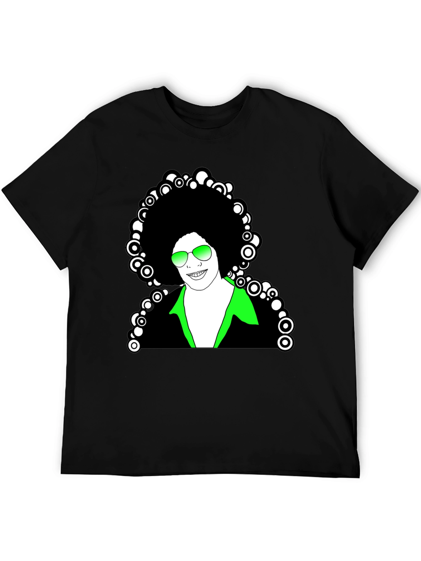 Retro Afro Man Graphic Tee
