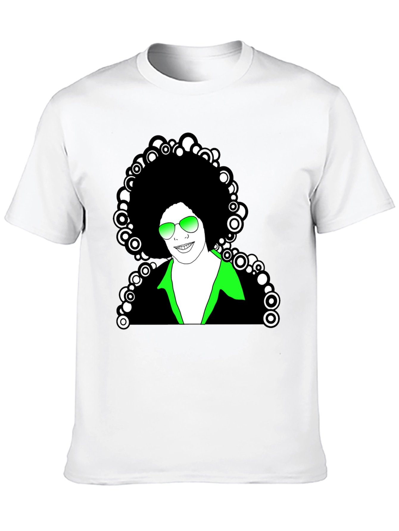 Retro Afro Man Graphic Tee