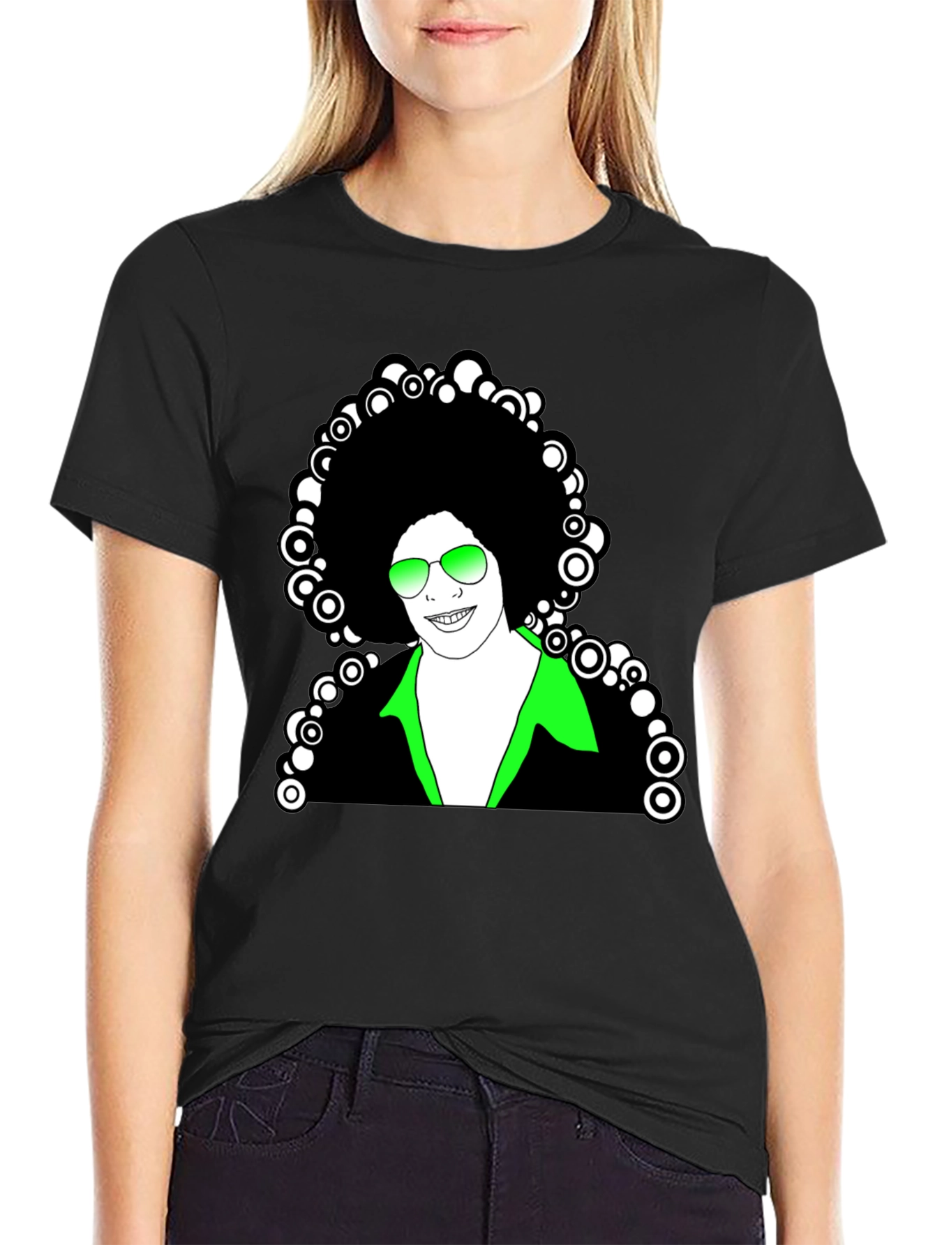 Retro Afro Man Graphic Tee