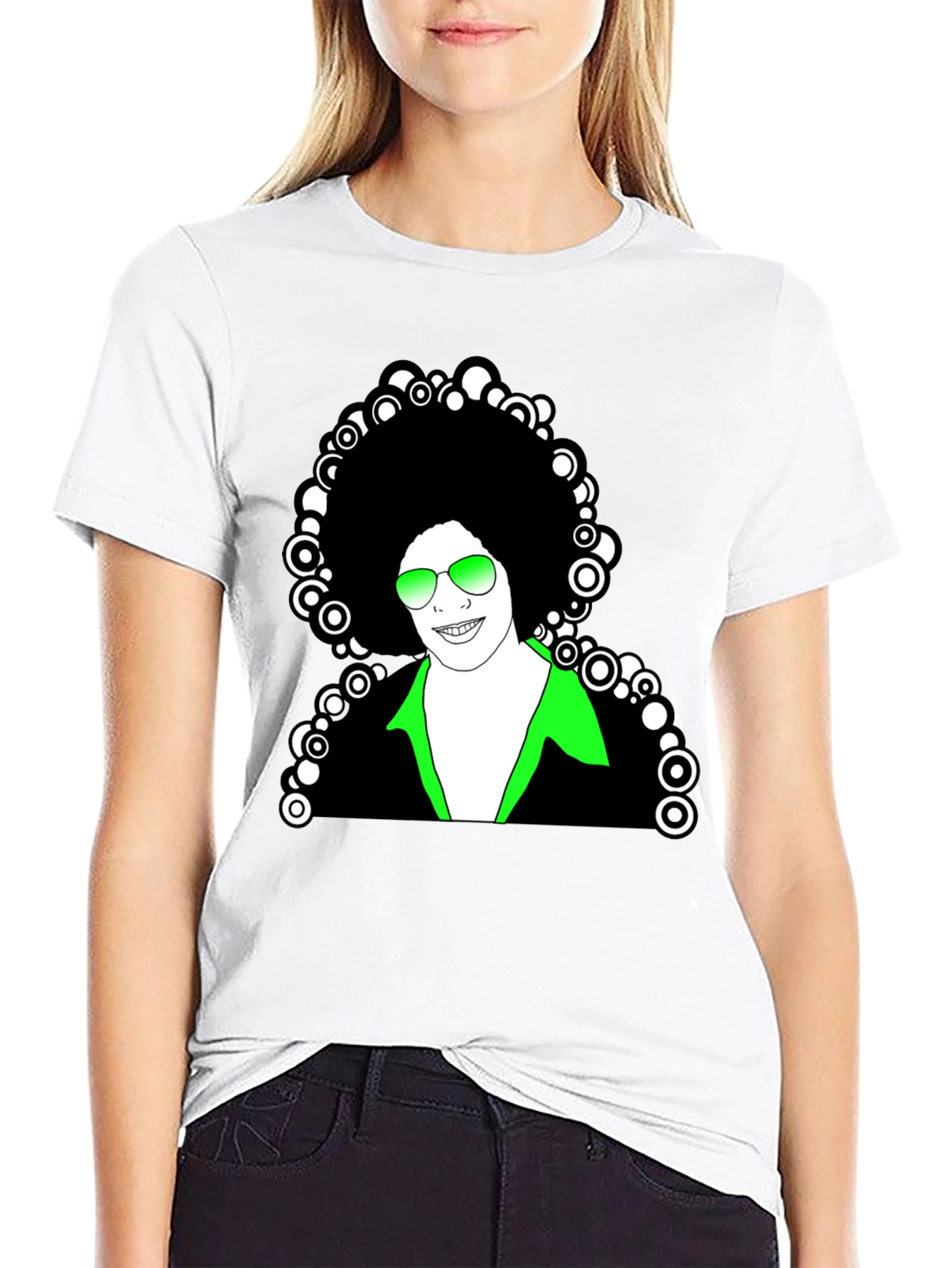 Retro Afro Man Graphic Tee