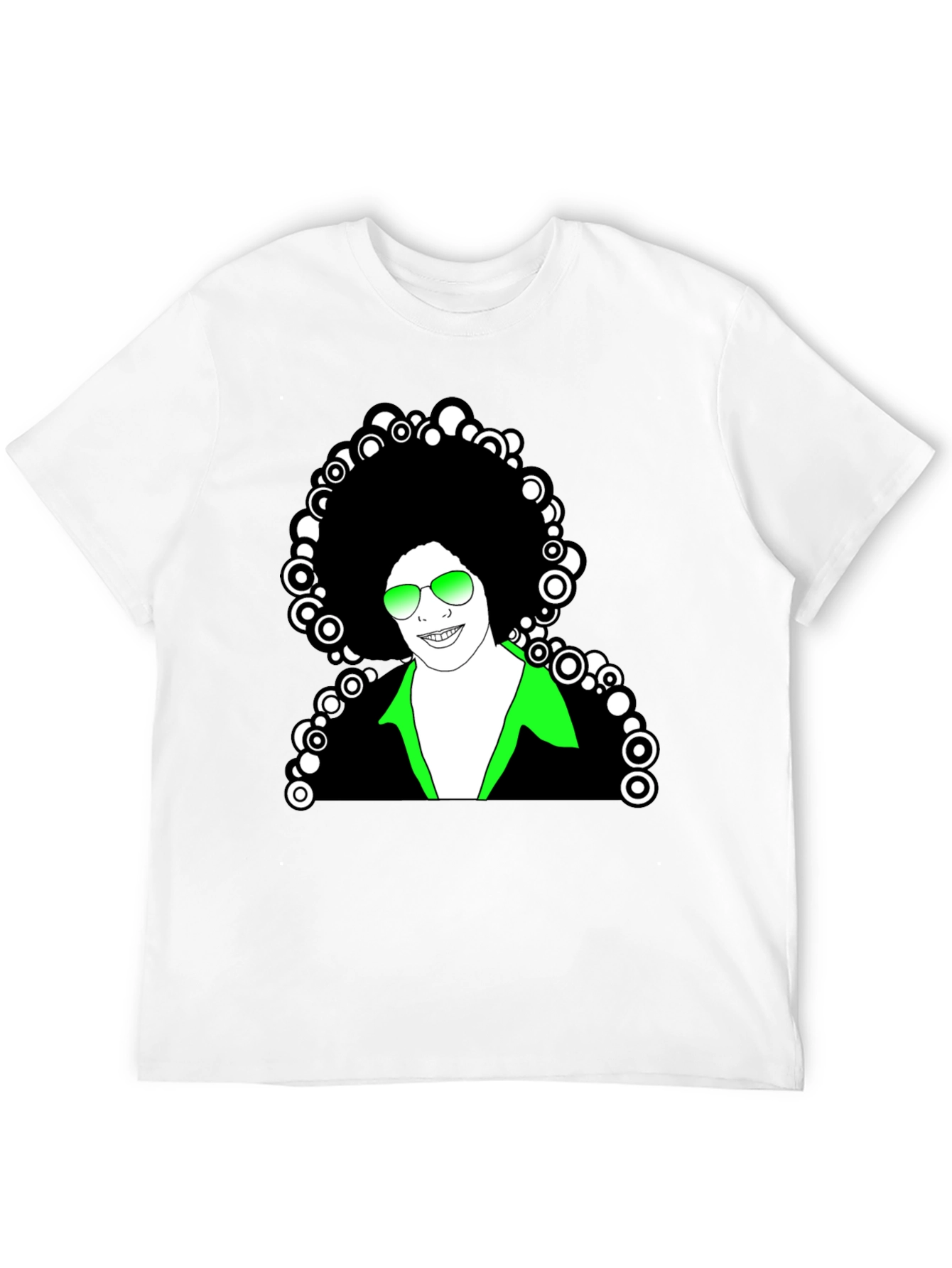 Retro Afro Man Graphic Tee