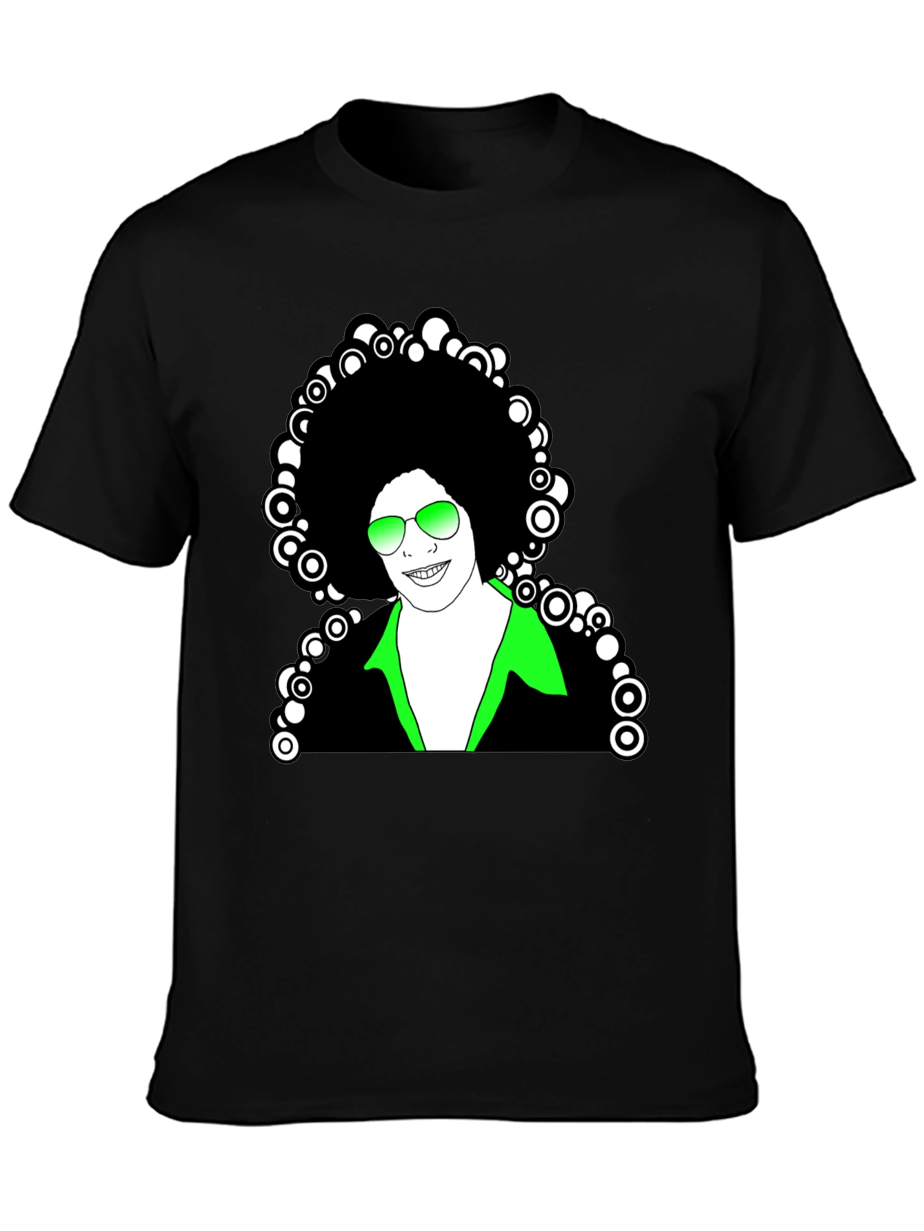 Retro Afro Man Graphic Tee