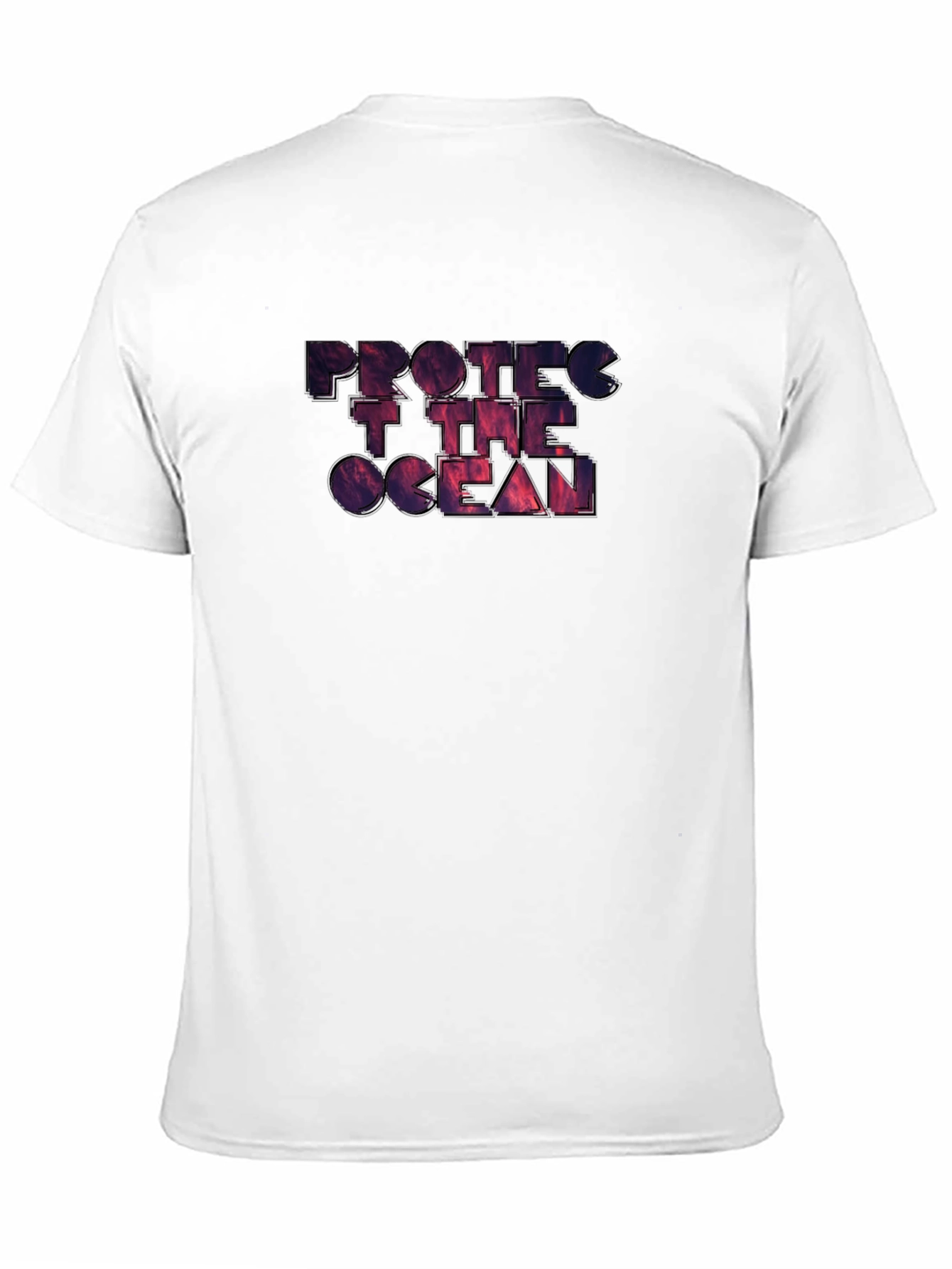Protect the Ocean Black Graphic T-Shirt