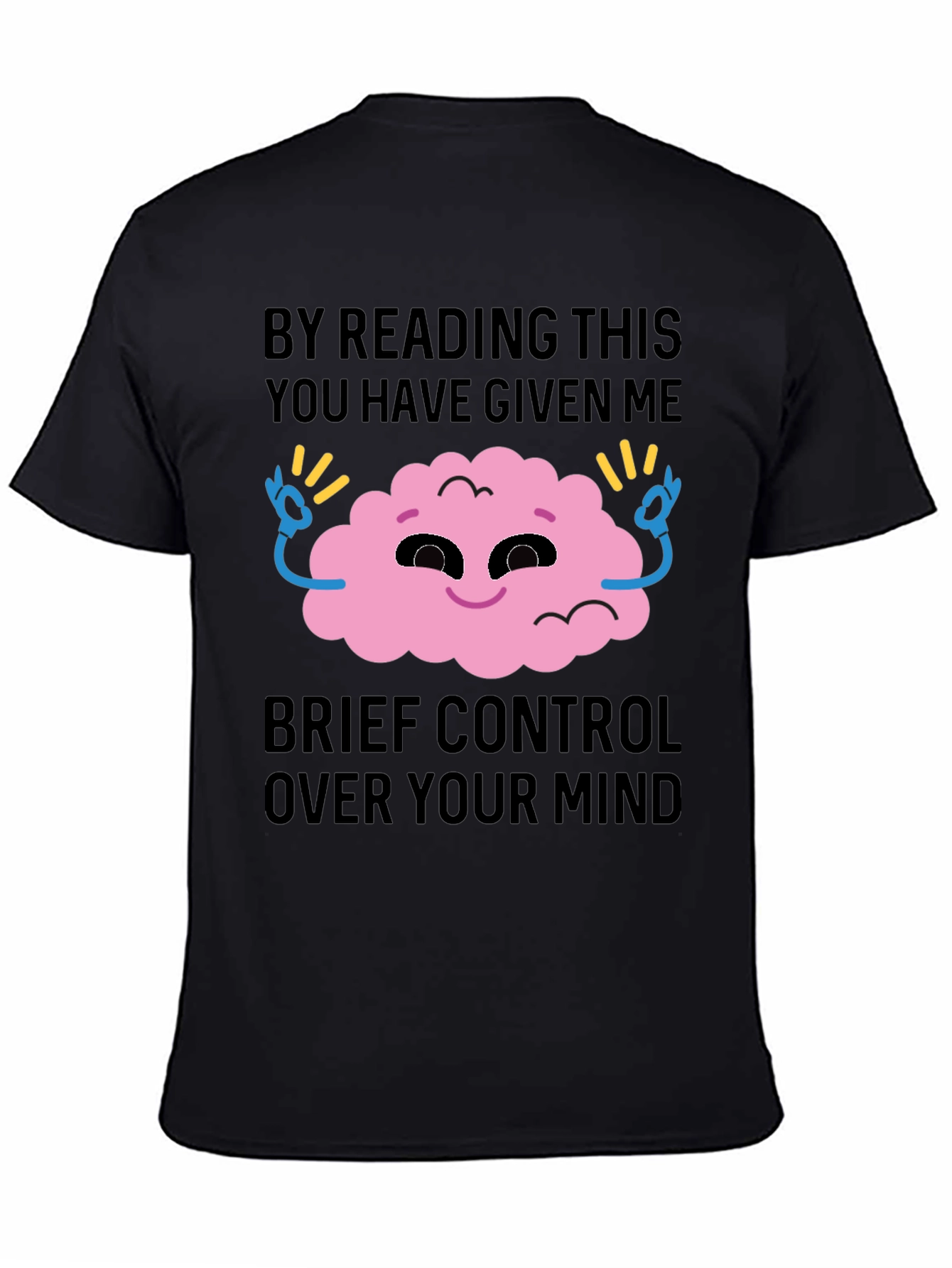 Mind Control Graphic Tee - Funny Novelty T-Shirt