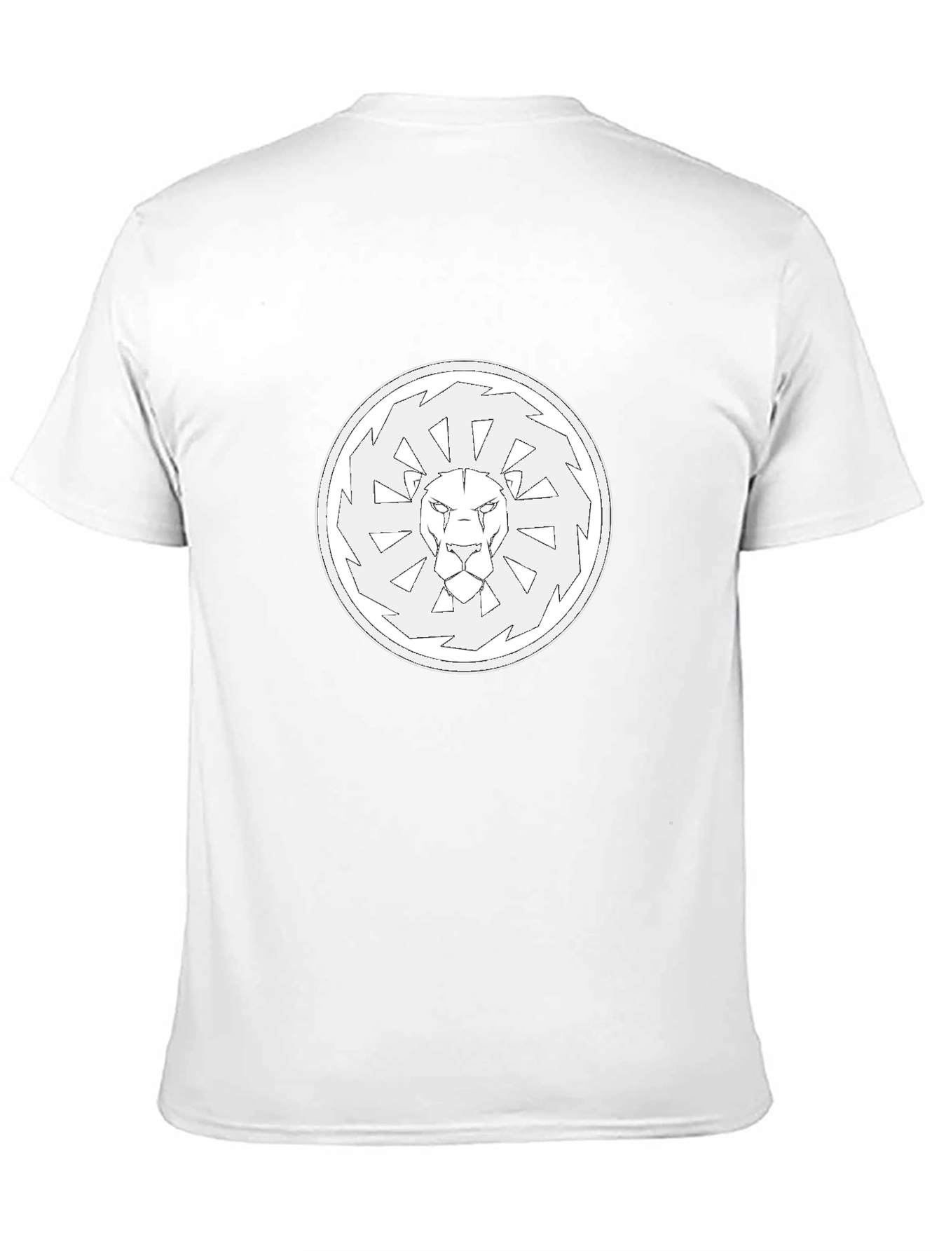 Lion Emblem Graphic Black T-Shirt