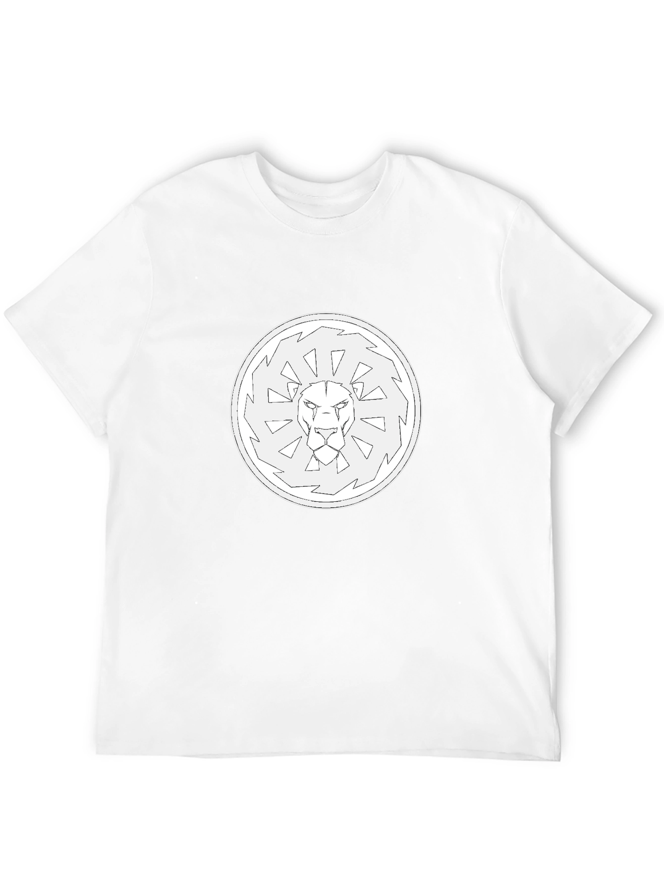 Lion Emblem Graphic Black T-Shirt