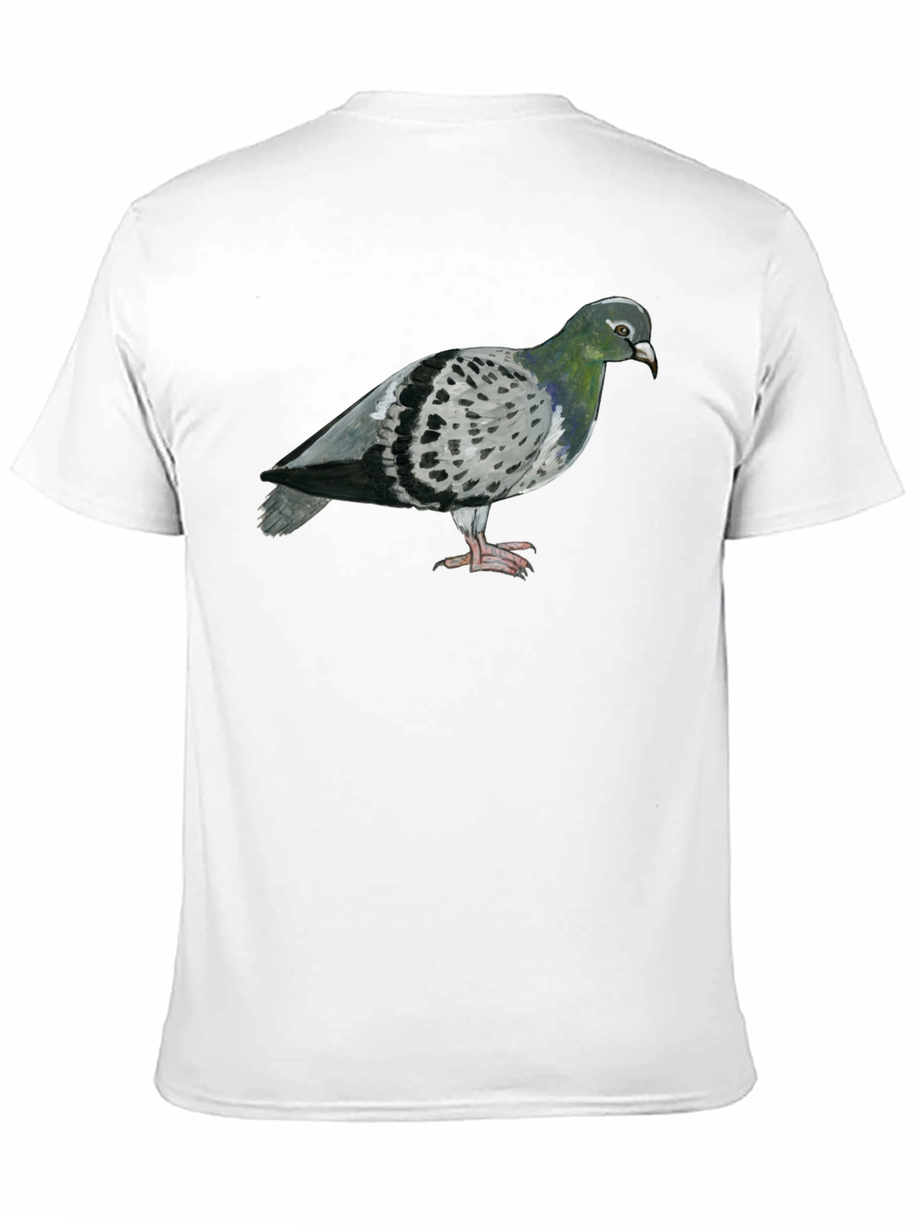 Pigeon Graphic T-Shirt - Mens Black Tee