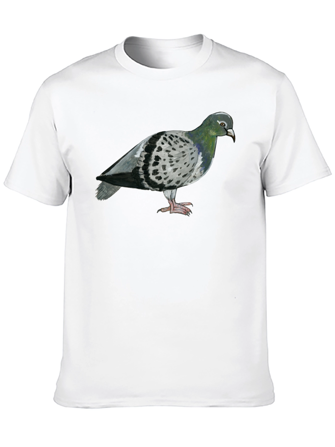 Pigeon Graphic T-Shirt - Mens Black Tee