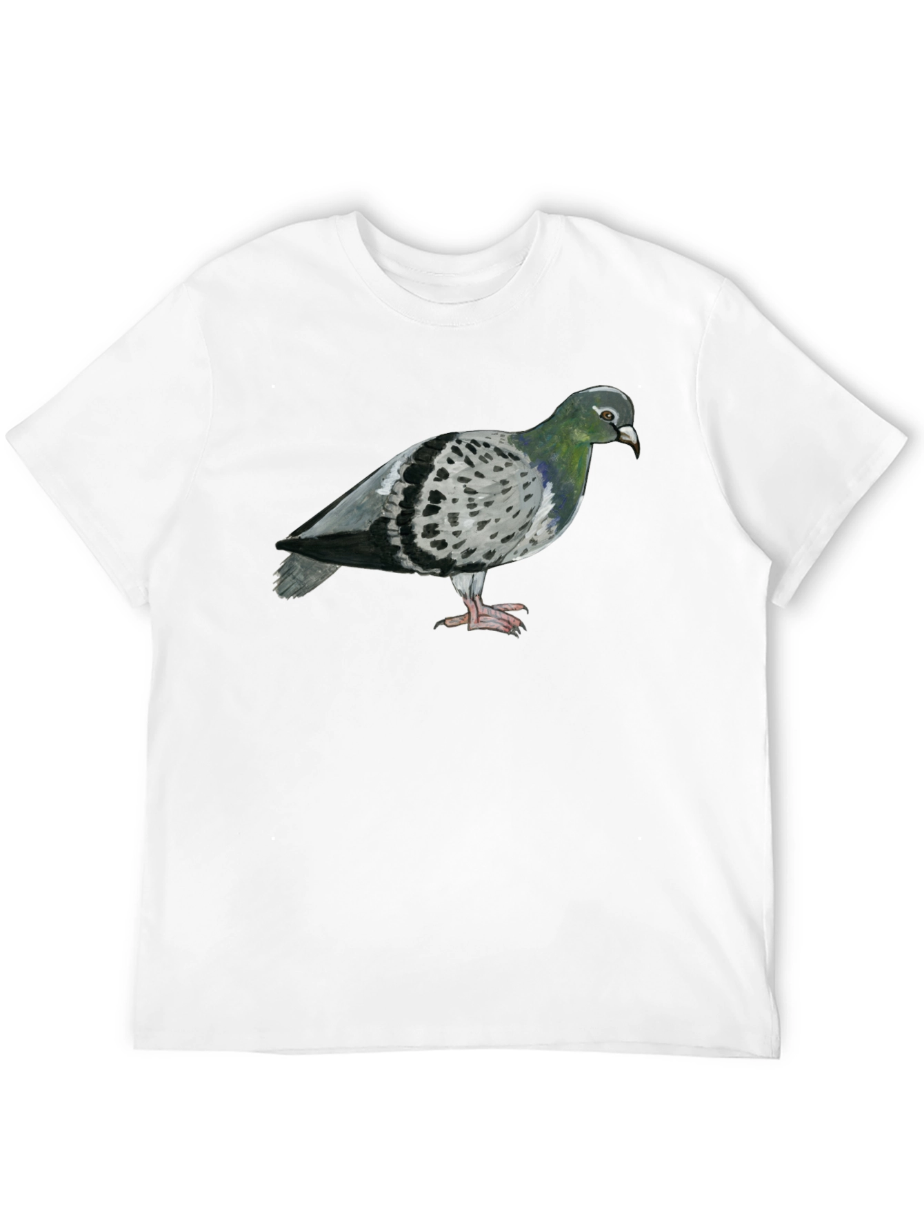 Pigeon Graphic T-Shirt - Mens Black Tee