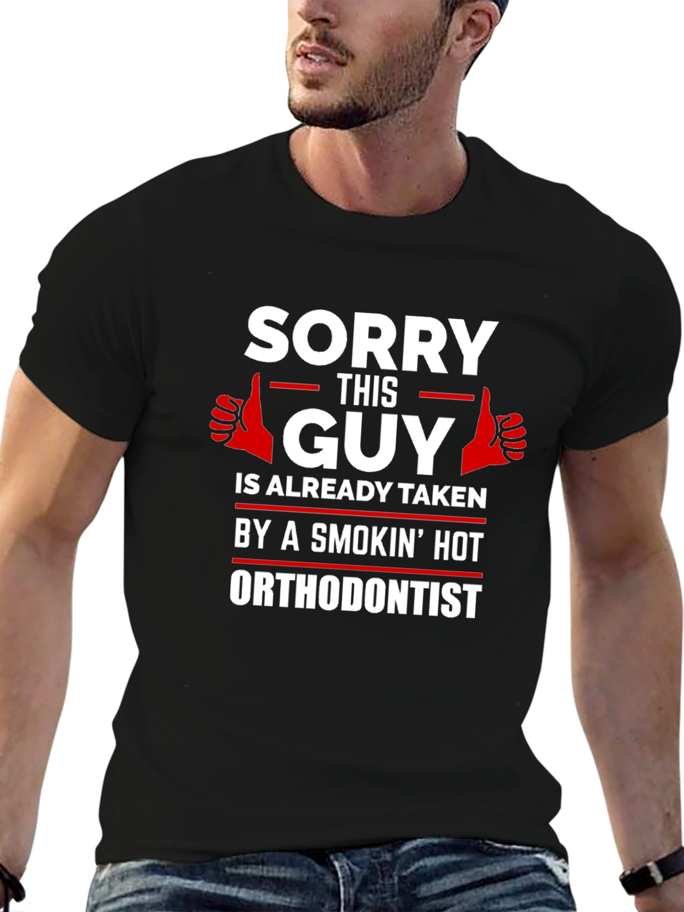 Sorry This Guy is Taken Orthodontist T-Shirt
