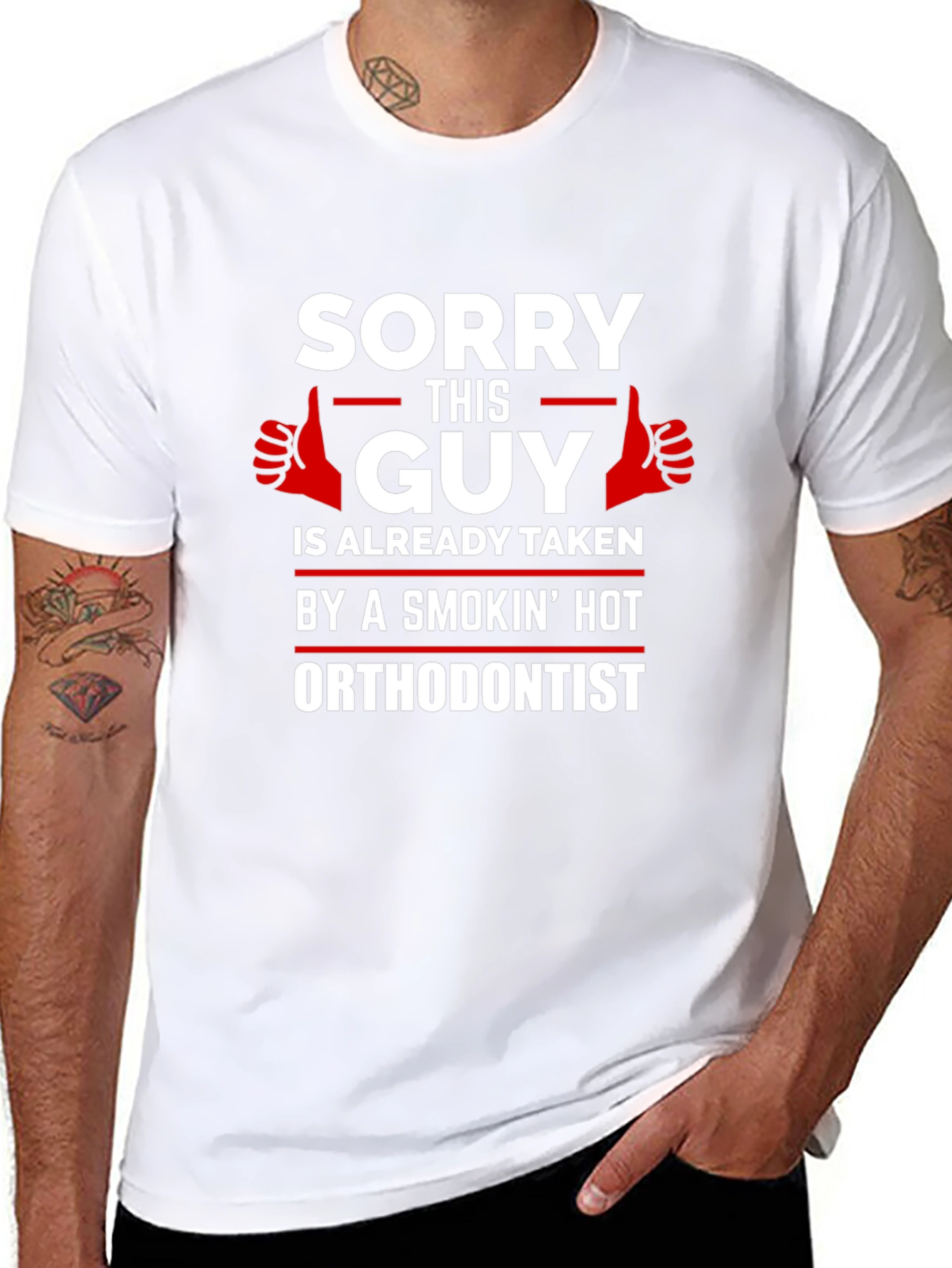 Sorry This Guy is Taken Orthodontist T-Shirt