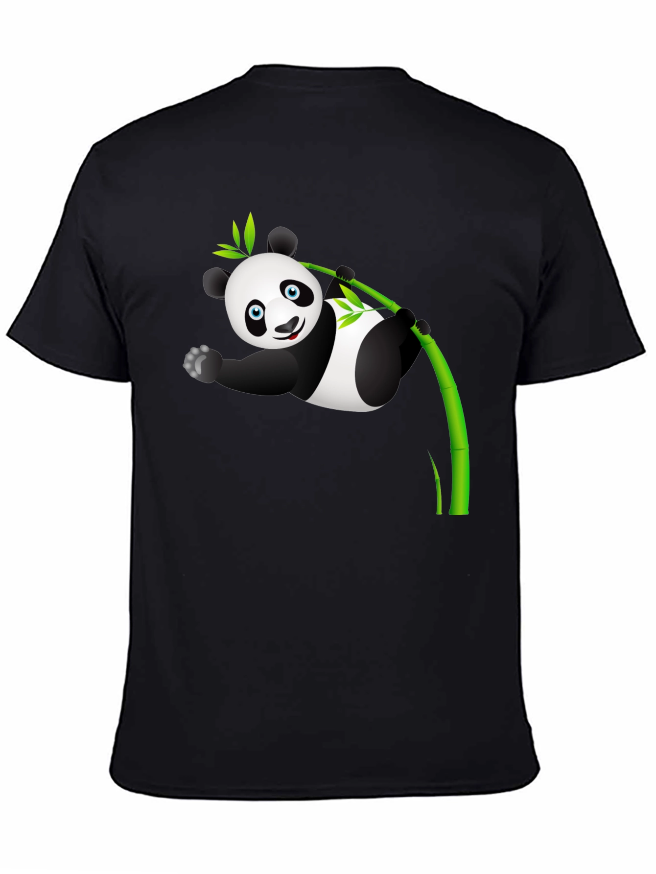 Panda Bamboo T-Shirt - Cute Cartoon Design