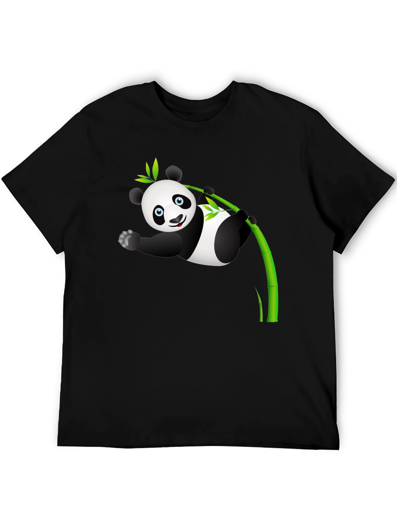 Panda Bamboo T-Shirt - Cute Cartoon Design